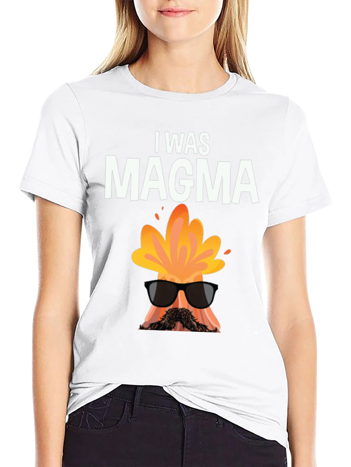 I Was Magma Funny Volcano T-Shirt