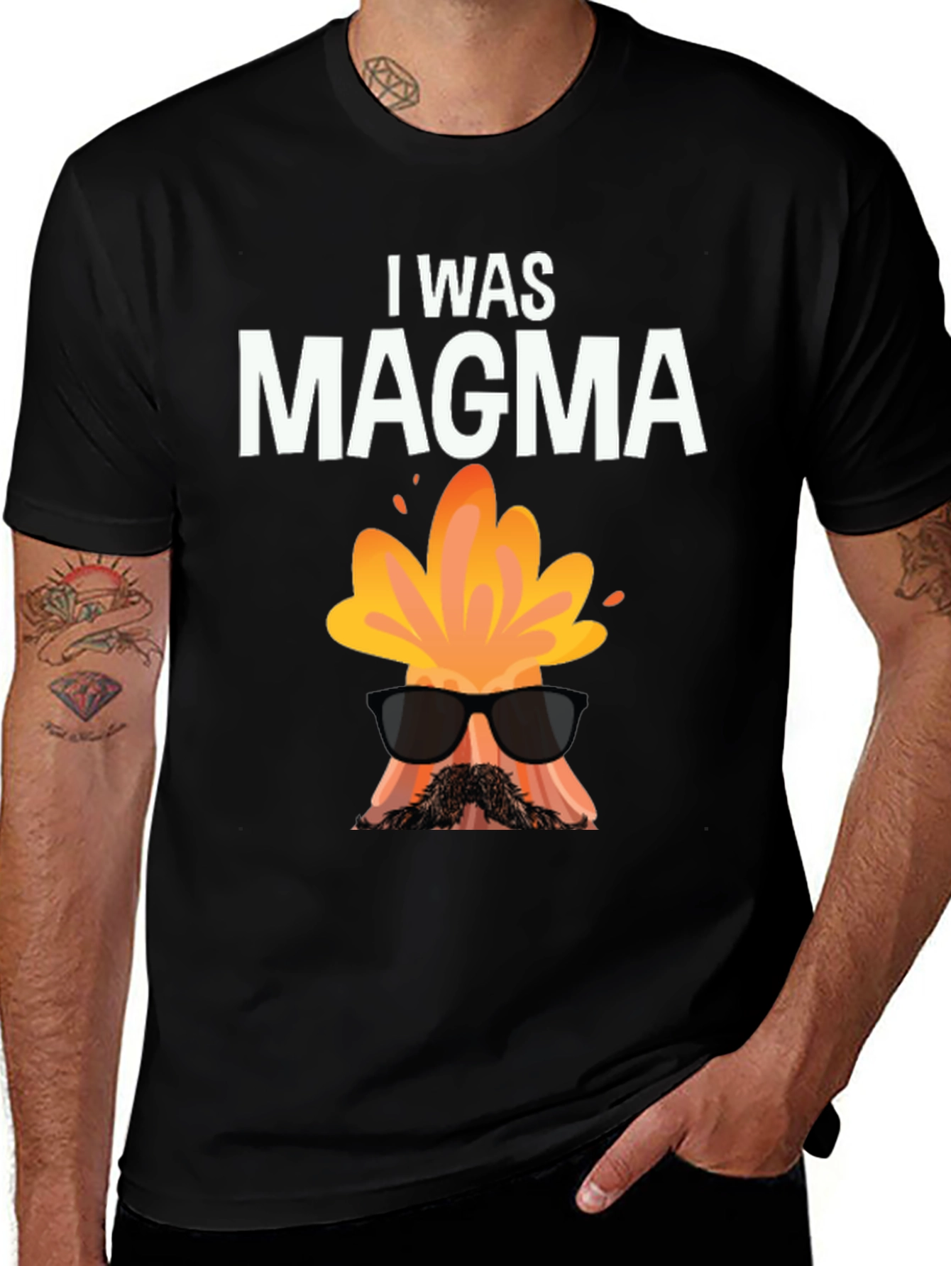 I Was Magma Funny Volcano T-Shirt