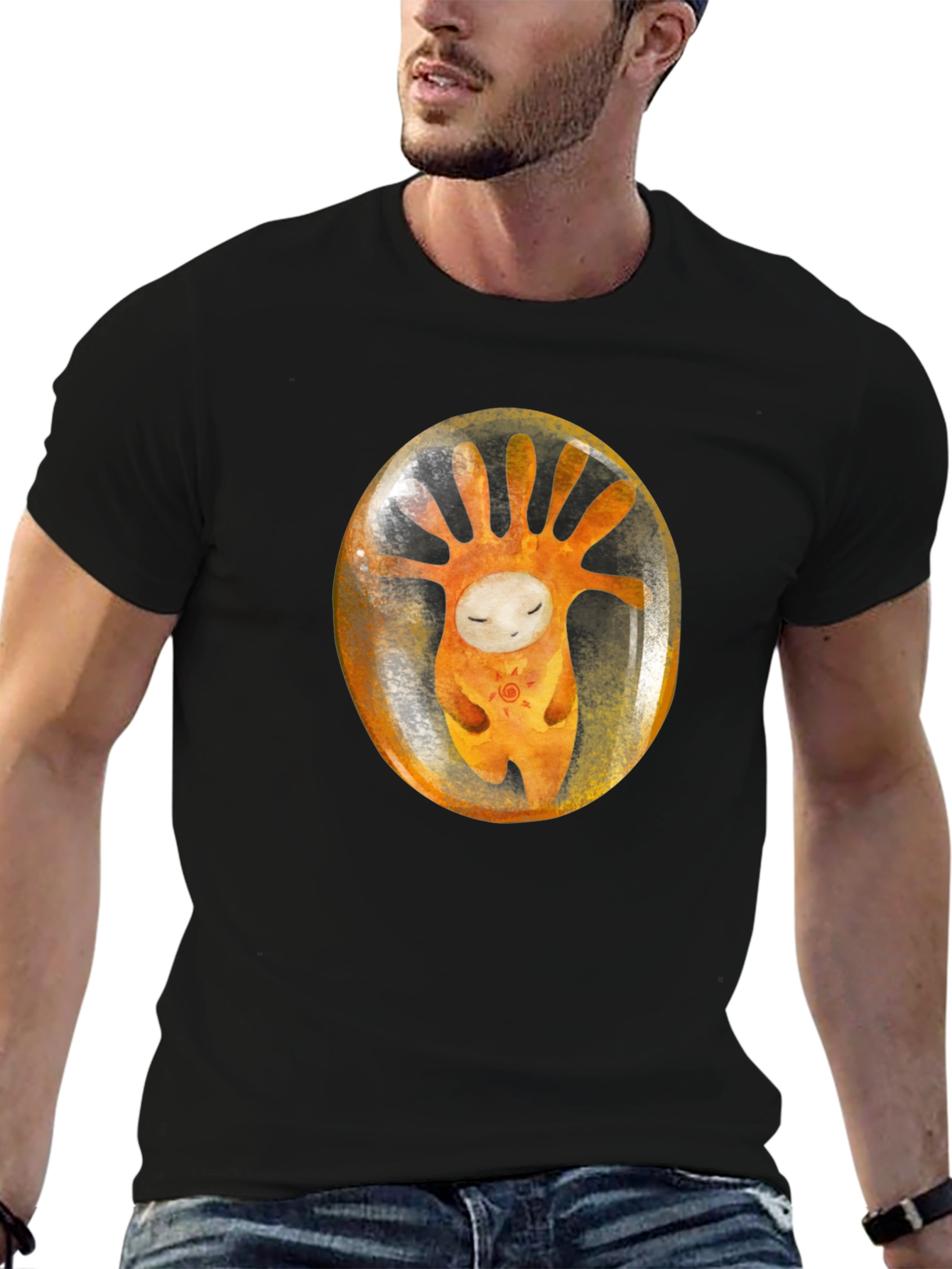 Unique Graphic Tee - Dreamy Character Art