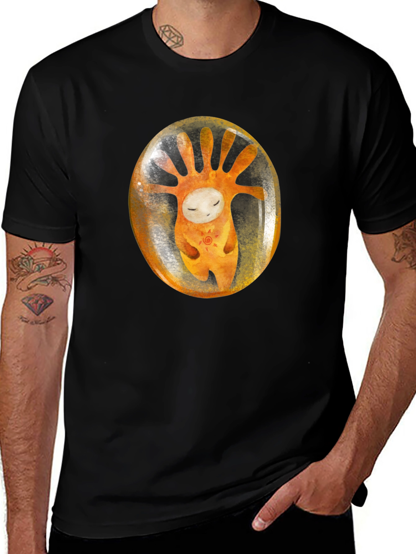 Unique Graphic Tee - Dreamy Character Art