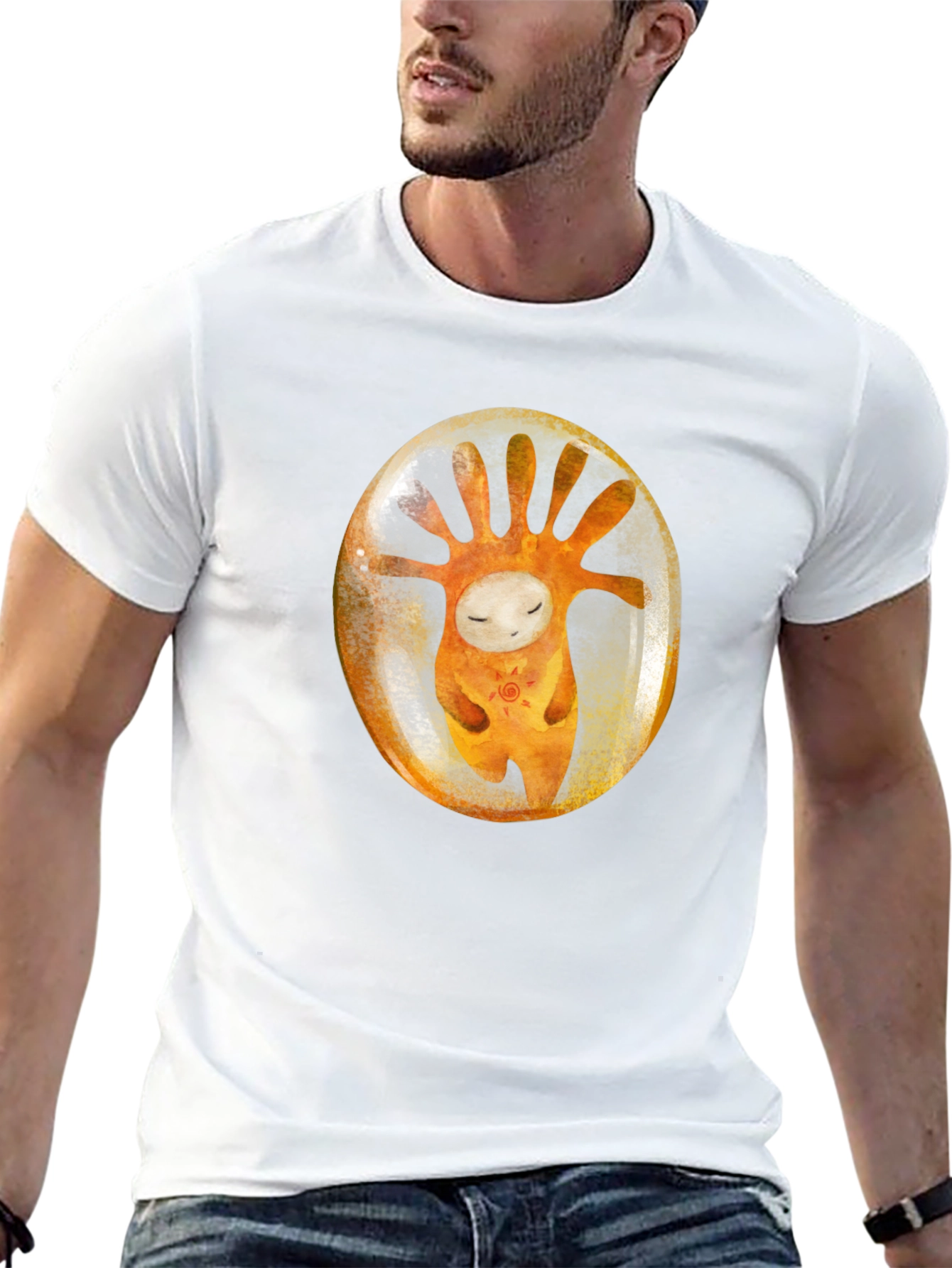 Unique Graphic Tee - Dreamy Character Art