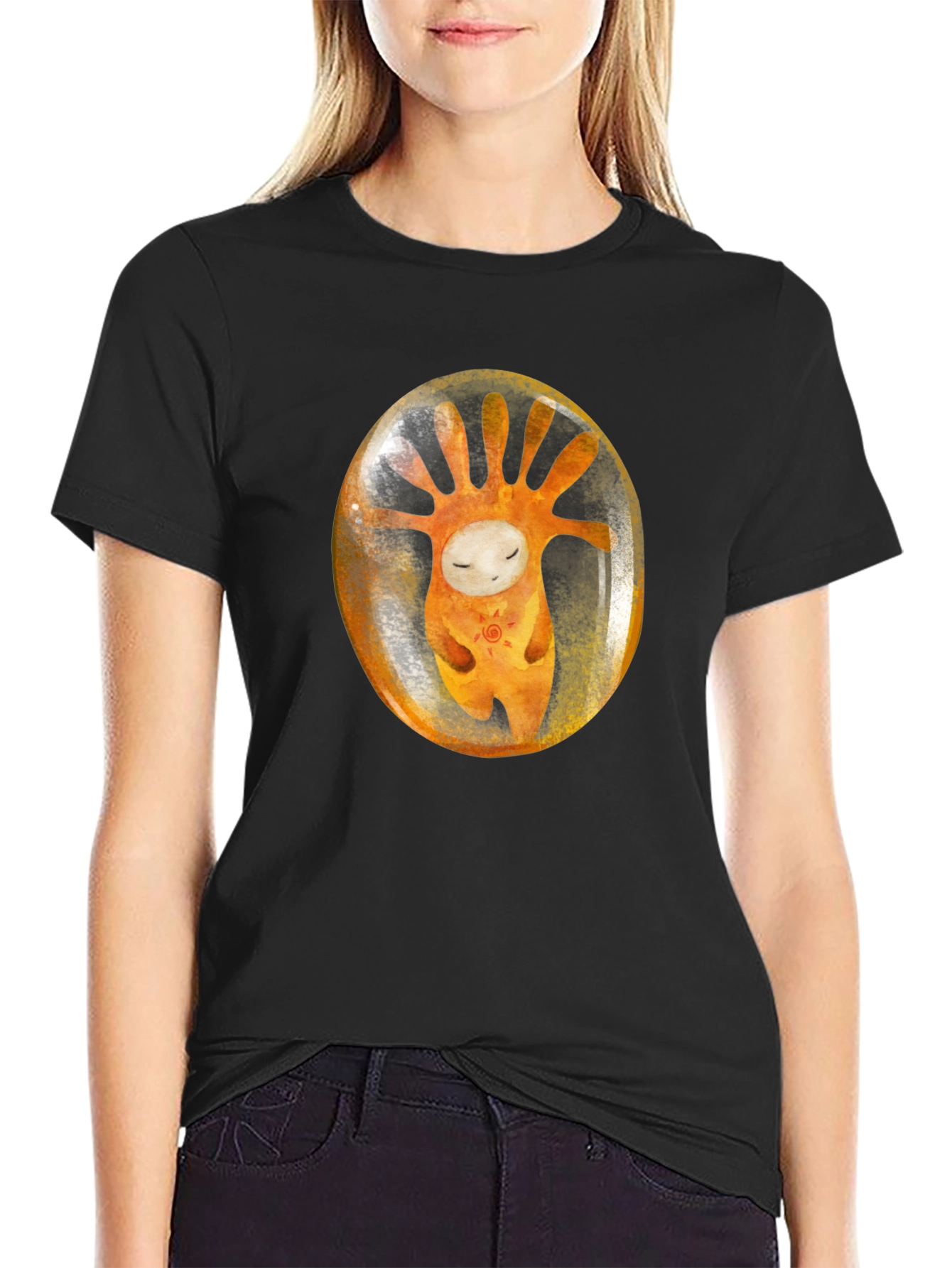Unique Graphic Tee - Dreamy Character Art