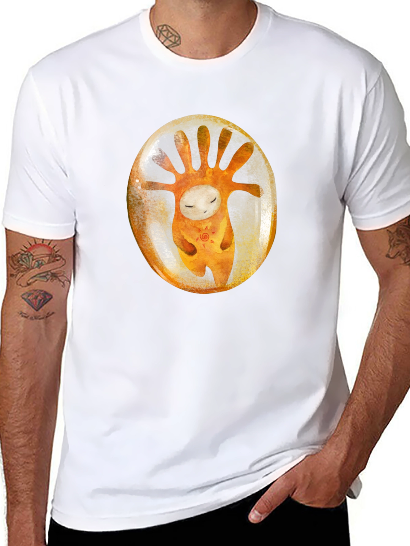 Unique Graphic Tee - Dreamy Character Art