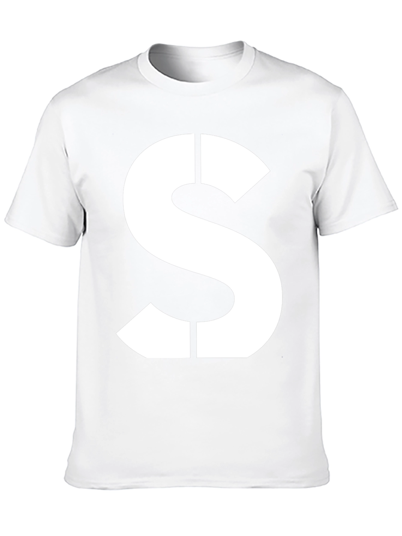 Bold S Graphic Tee - Classic Black Cotton