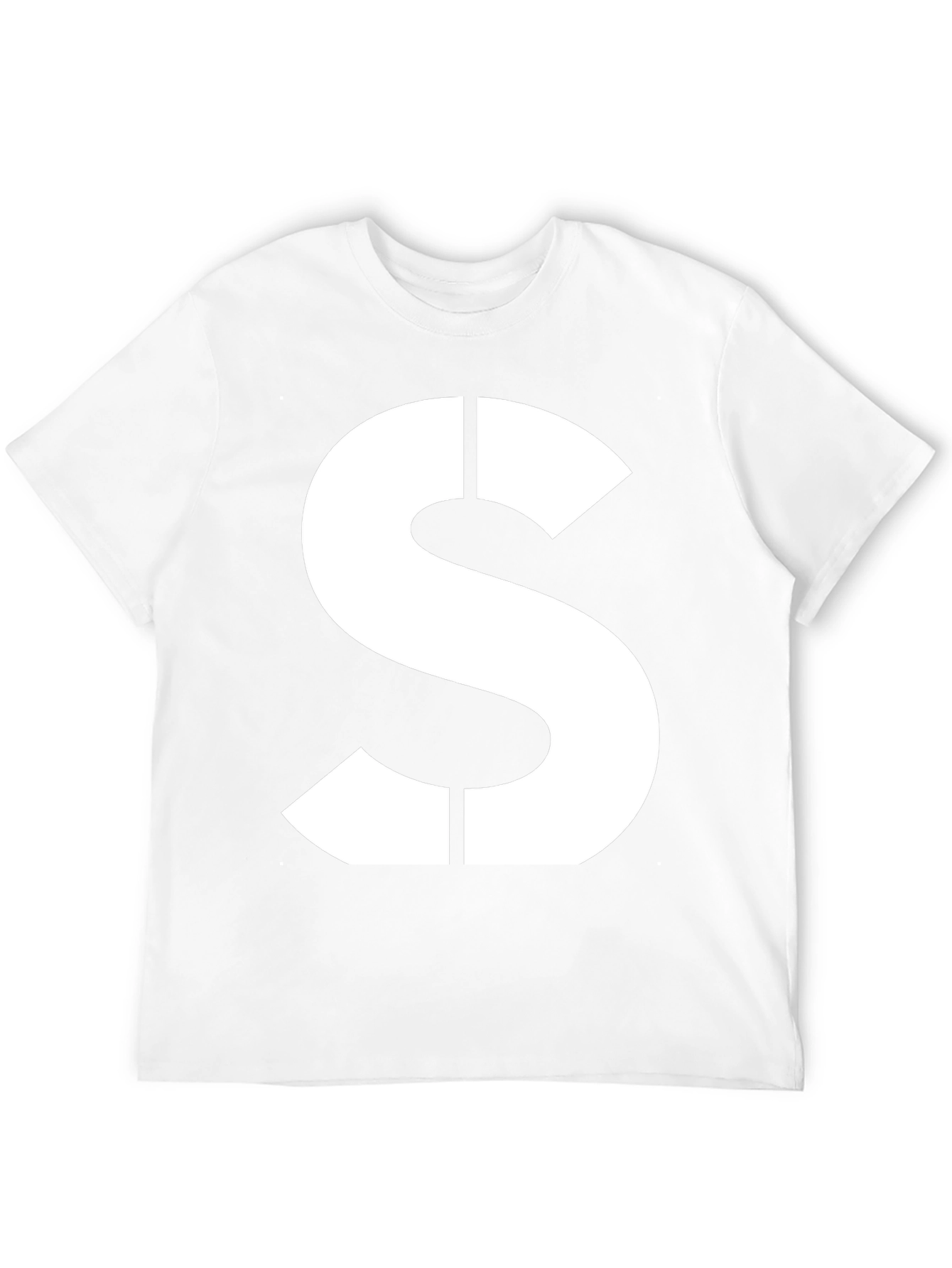 Bold S Graphic Tee - Classic Black Cotton