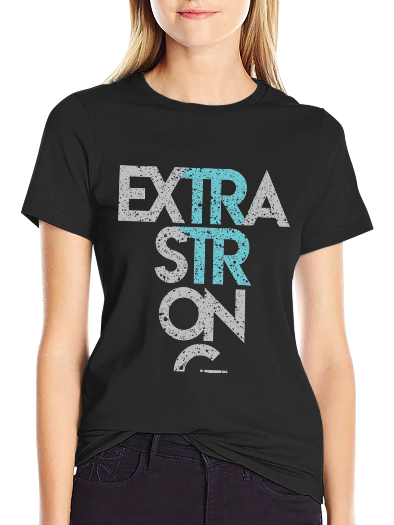 Extra Strong 28 T-Shirt - Graphic Print