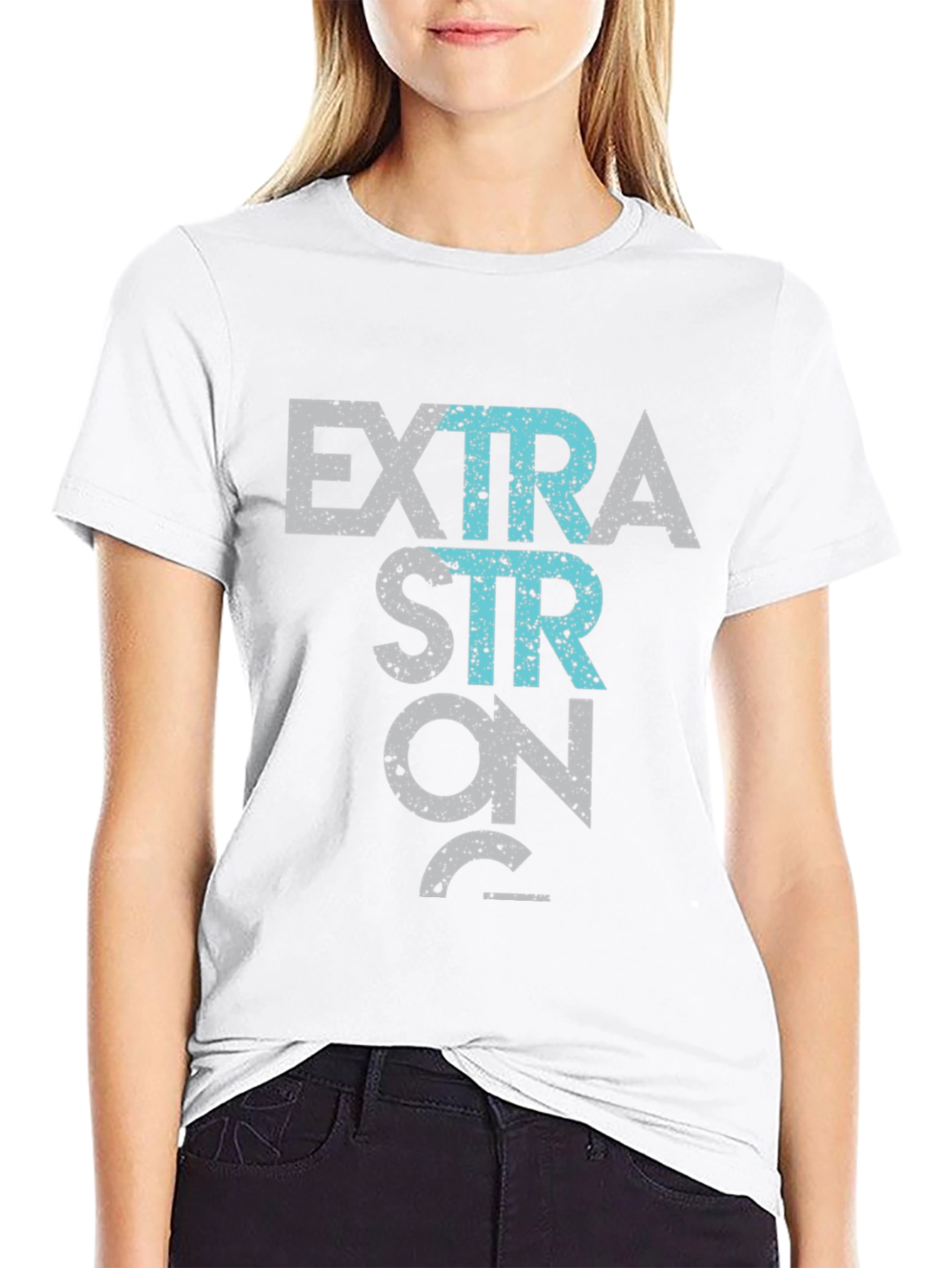 Extra Strong 28 T-Shirt - Graphic Print