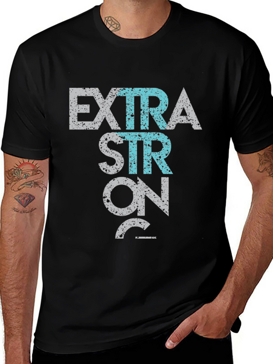 Extra Strong 28 T-Shirt - Graphic Print