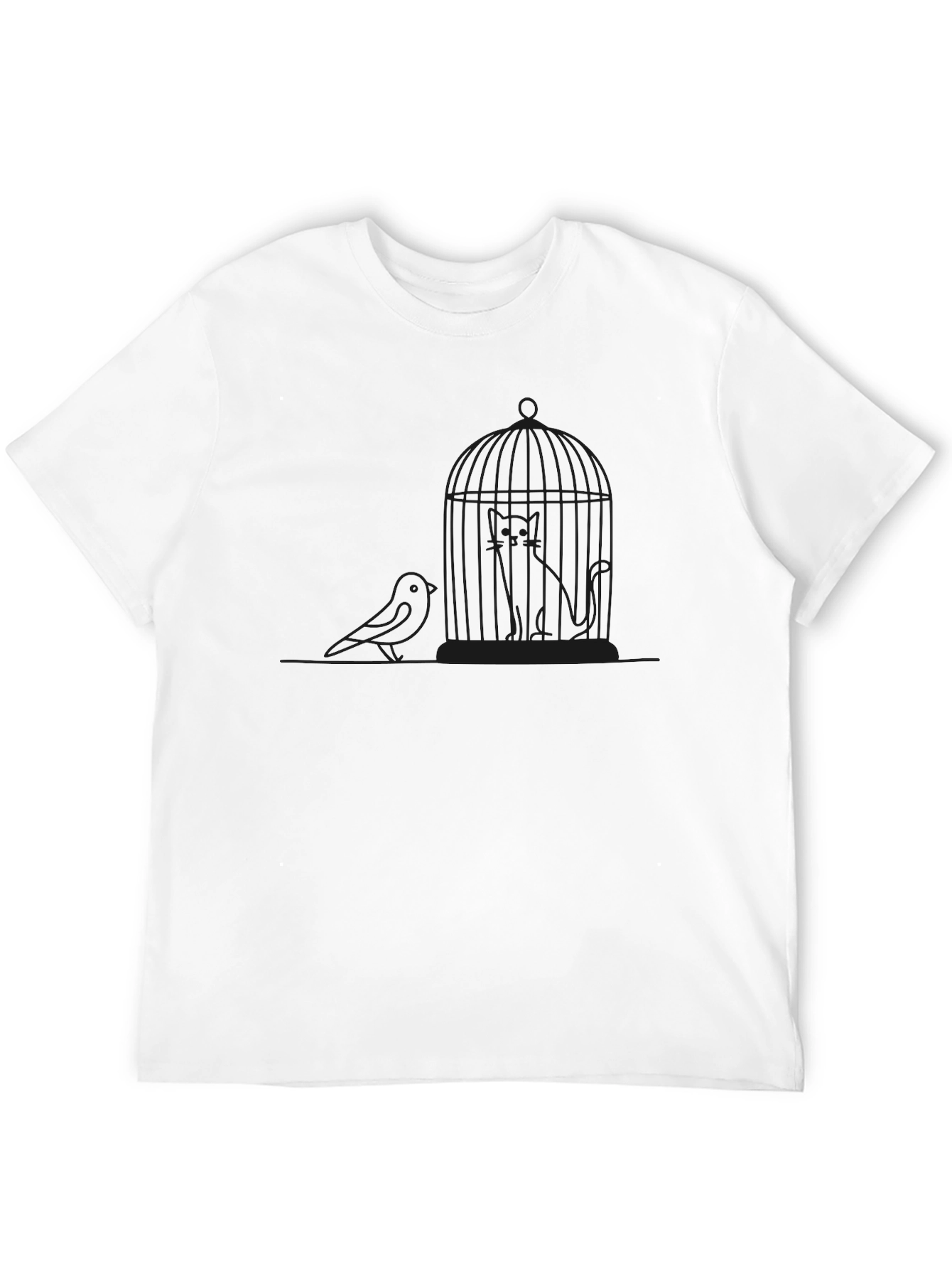 Birdcage Graphic Tee - Unisex Relaxed Fit