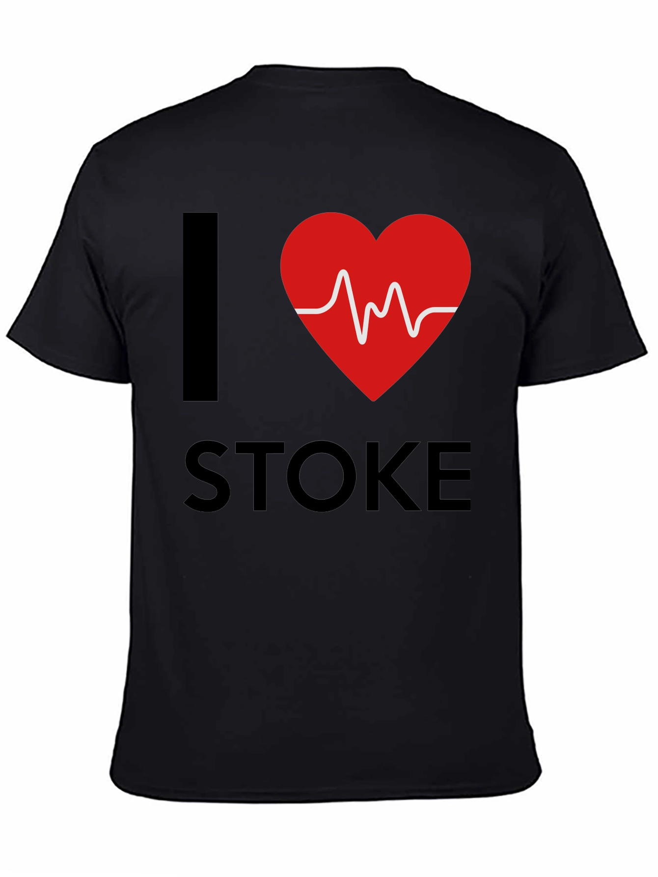 I Heart Stoke Crew Neck T-Shirt