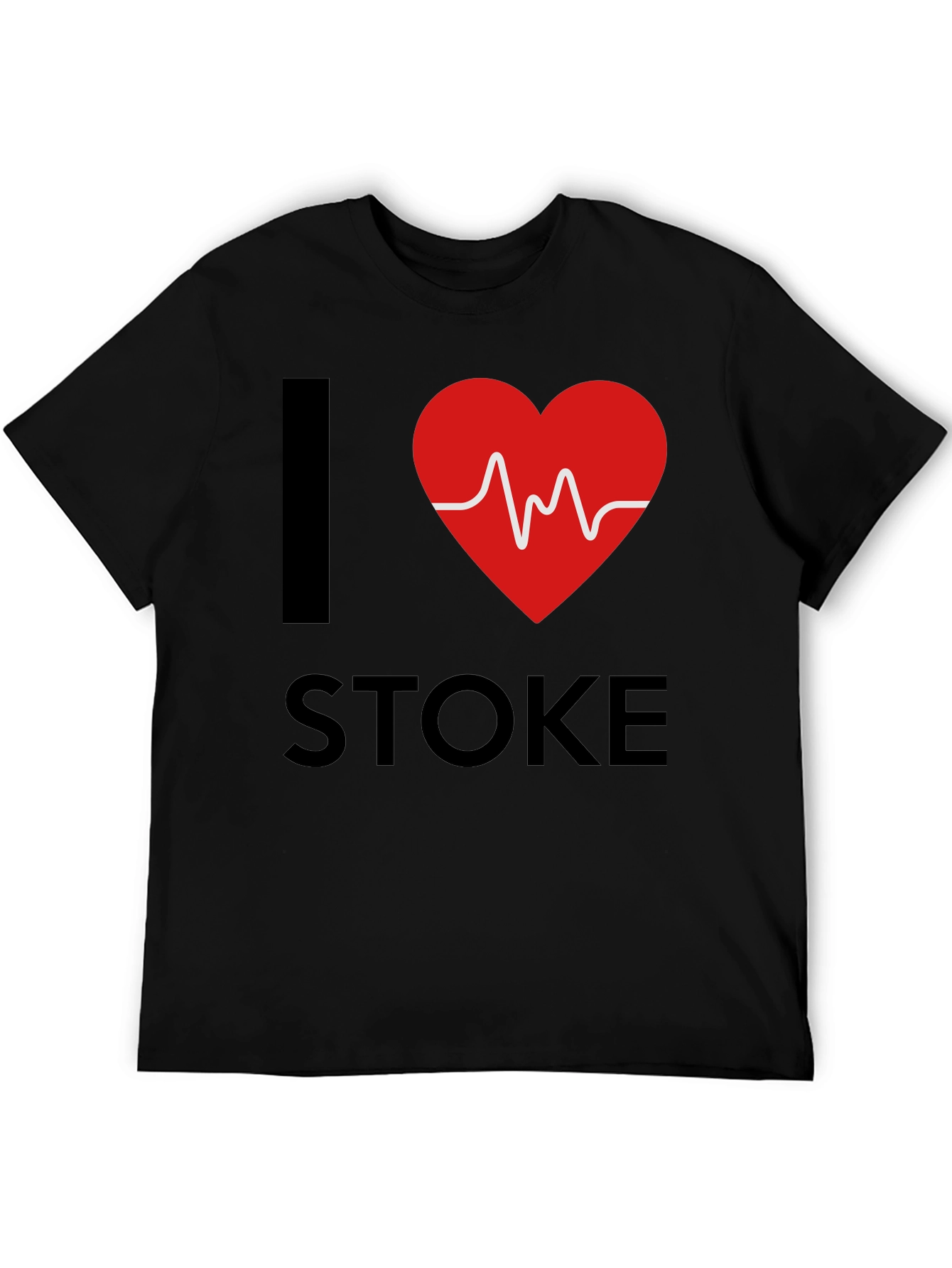 I Heart Stoke Crew Neck T-Shirt