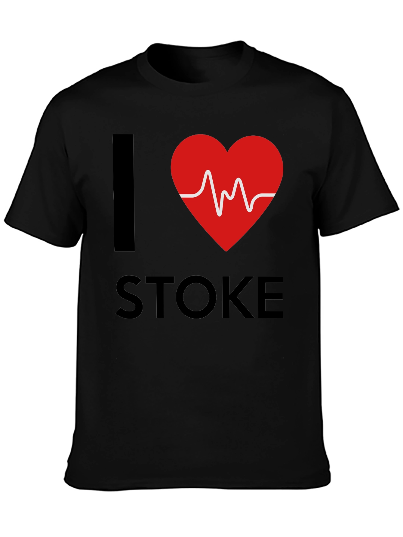 I Heart Stoke Crew Neck T-Shirt