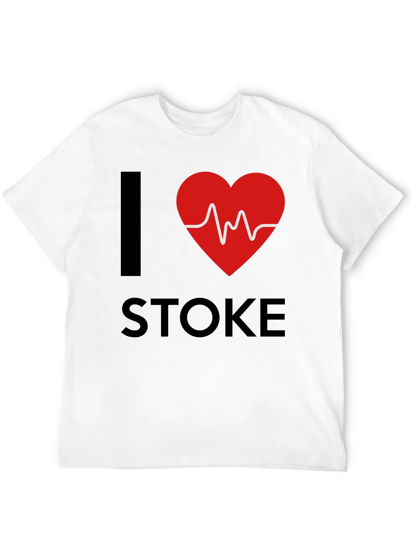 I Heart Stoke Crew Neck T-Shirt
