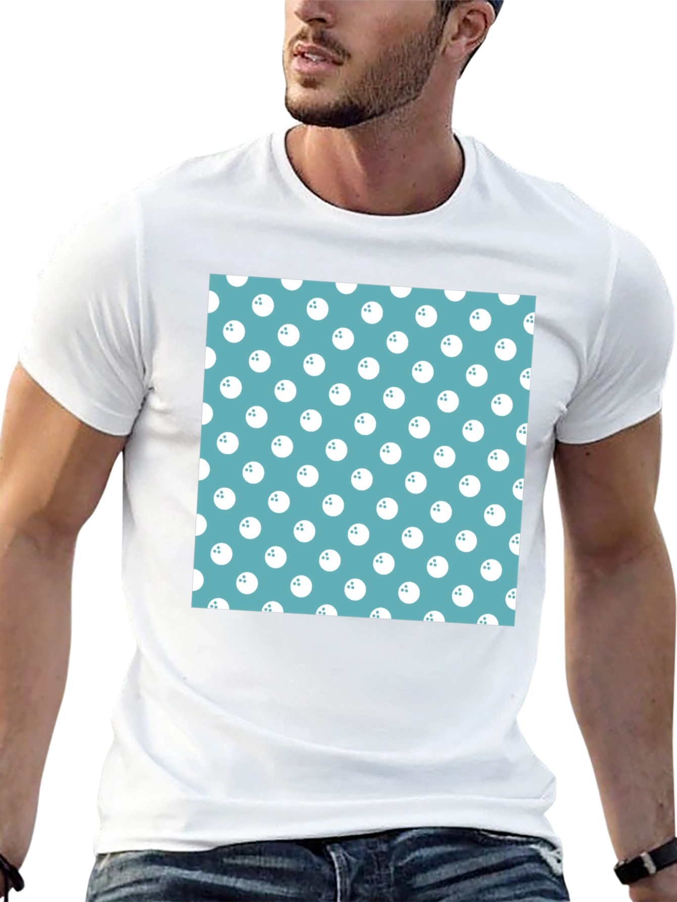 Bowling Ball Pattern T-Shirt