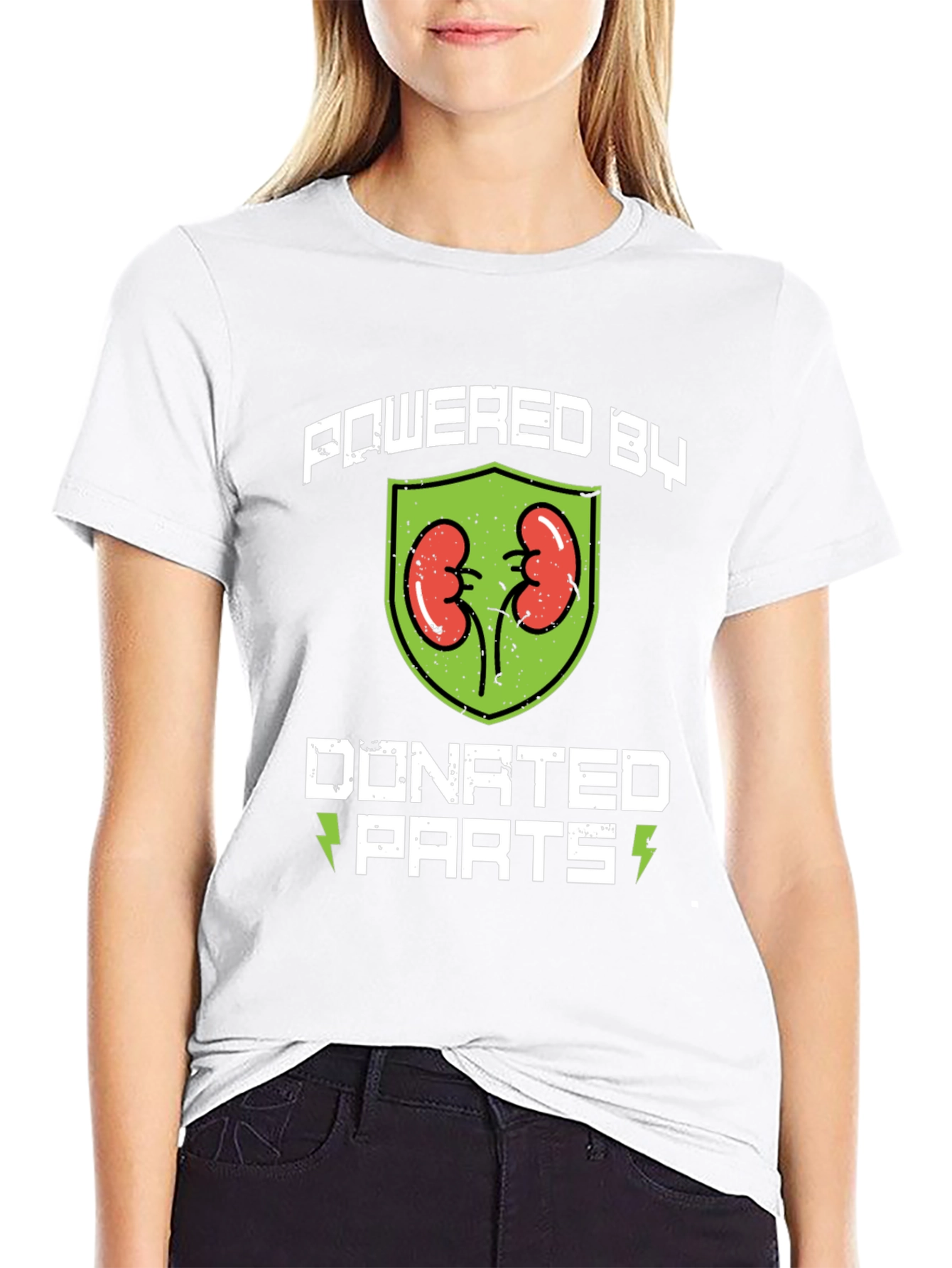 Powered By Donated Parts Graphic Tee