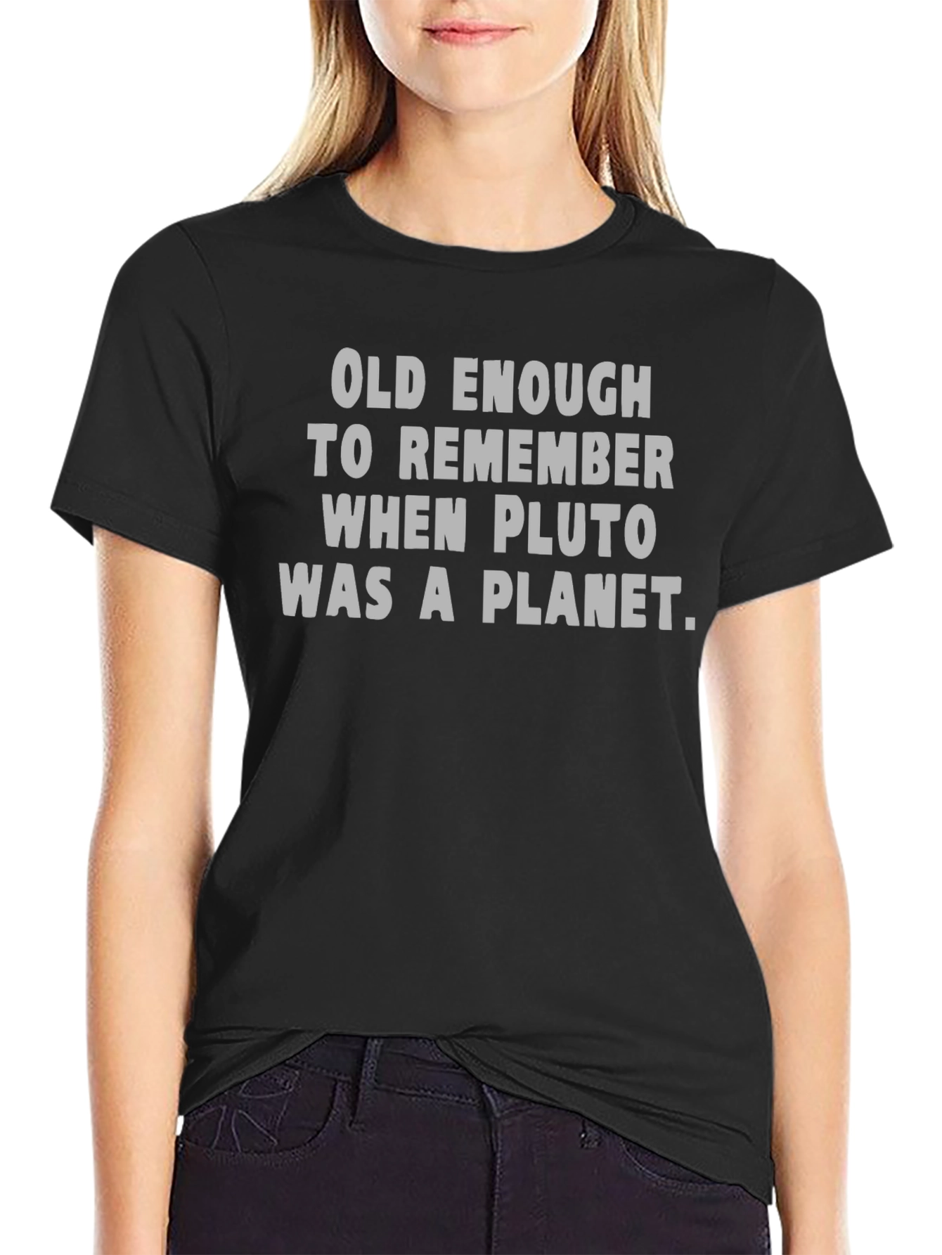 Pluto Was A Planet Funny Graphic Tee