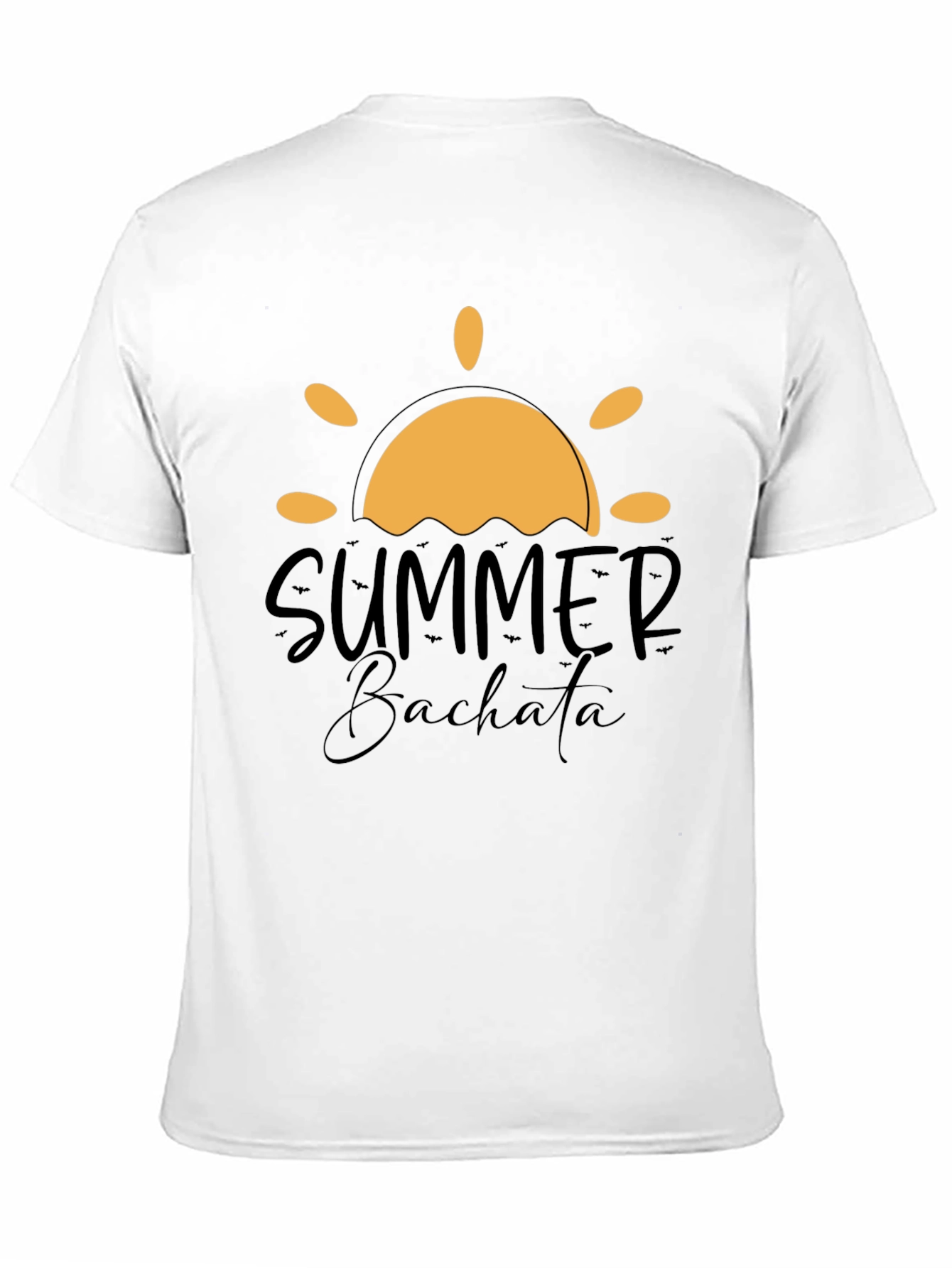 Summer Bachata Graphic Tee - Stylish Black T-Shirt