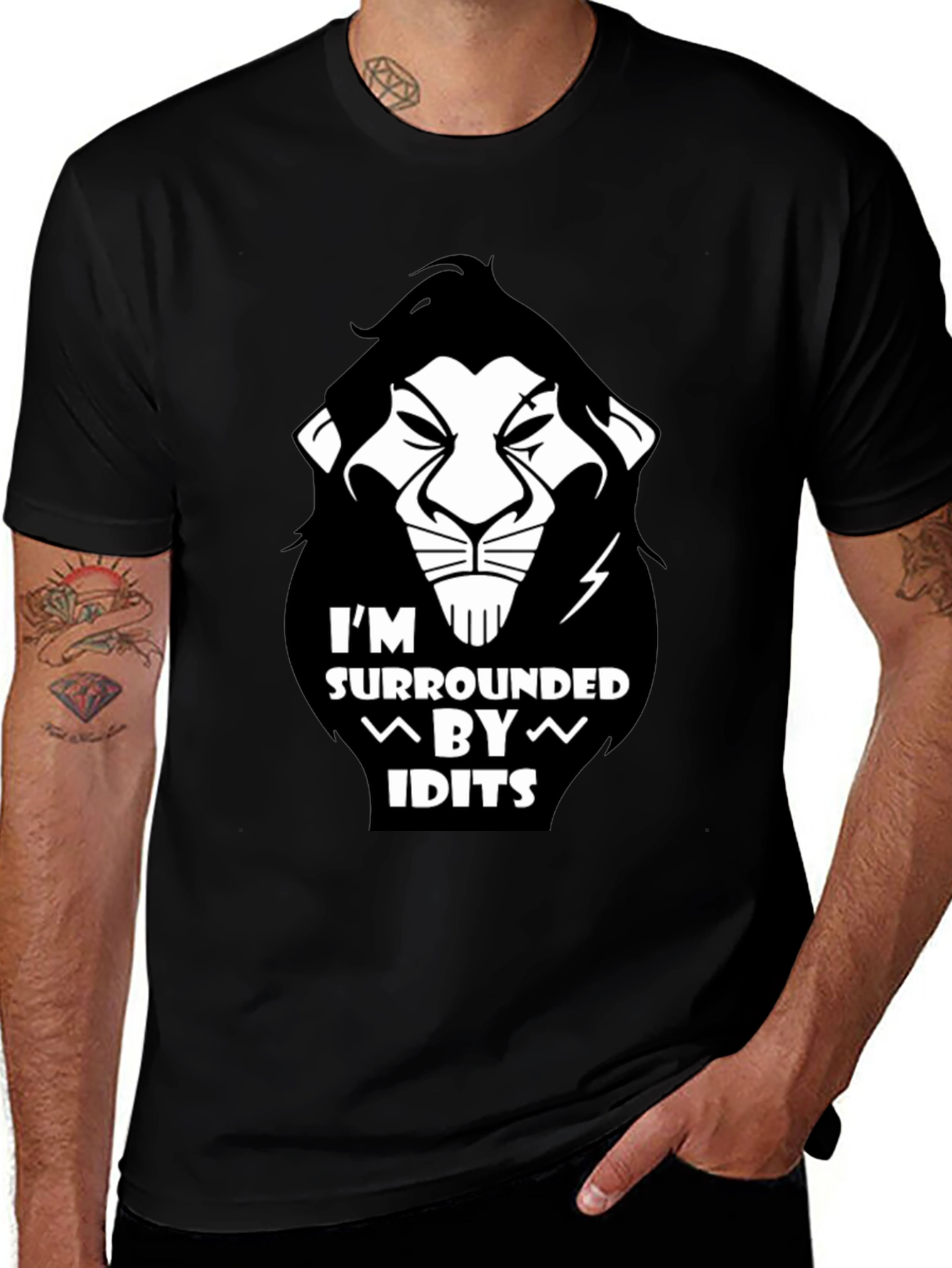 Scar Surrounded By Idiots T-Shirt