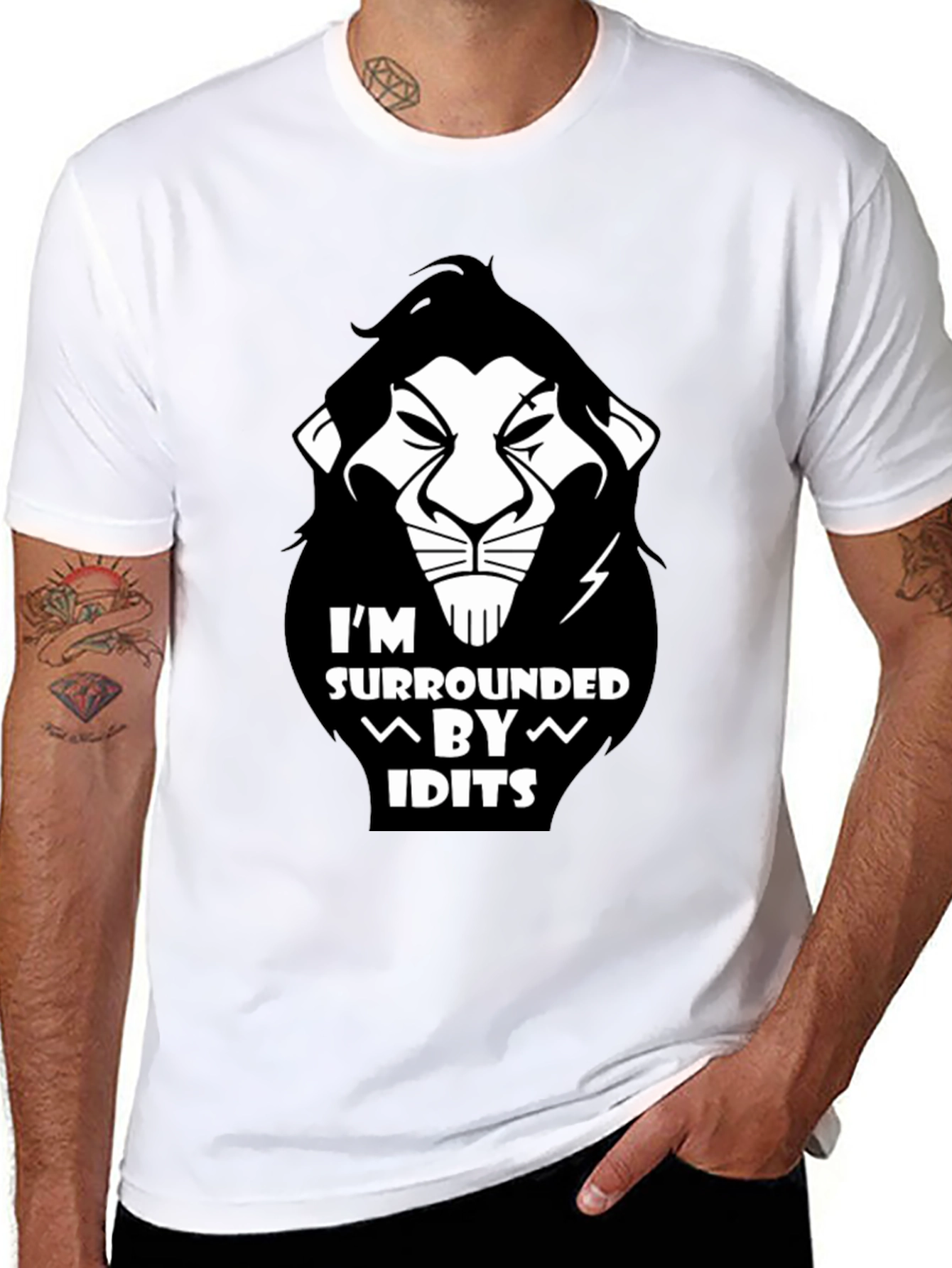 Scar Surrounded By Idiots T-Shirt