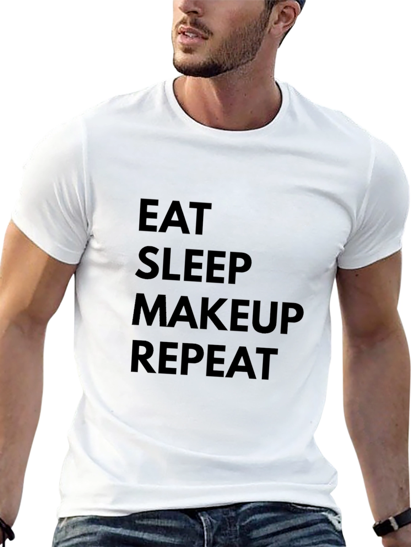 Eat Sleep Makeup Repeat Black T-Shirt