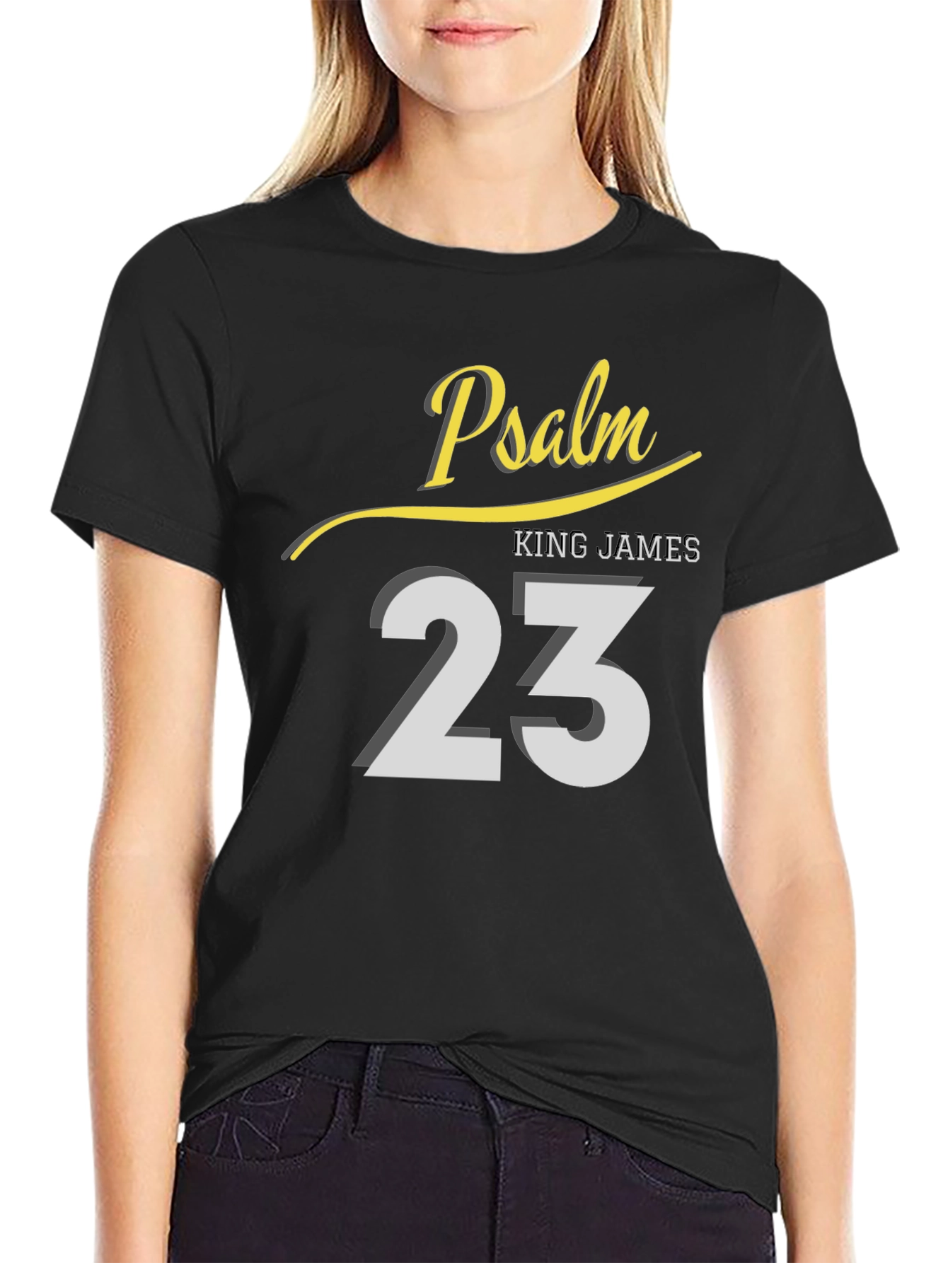 Psalm 23 T-Shirt - King James Bible Verse Tee