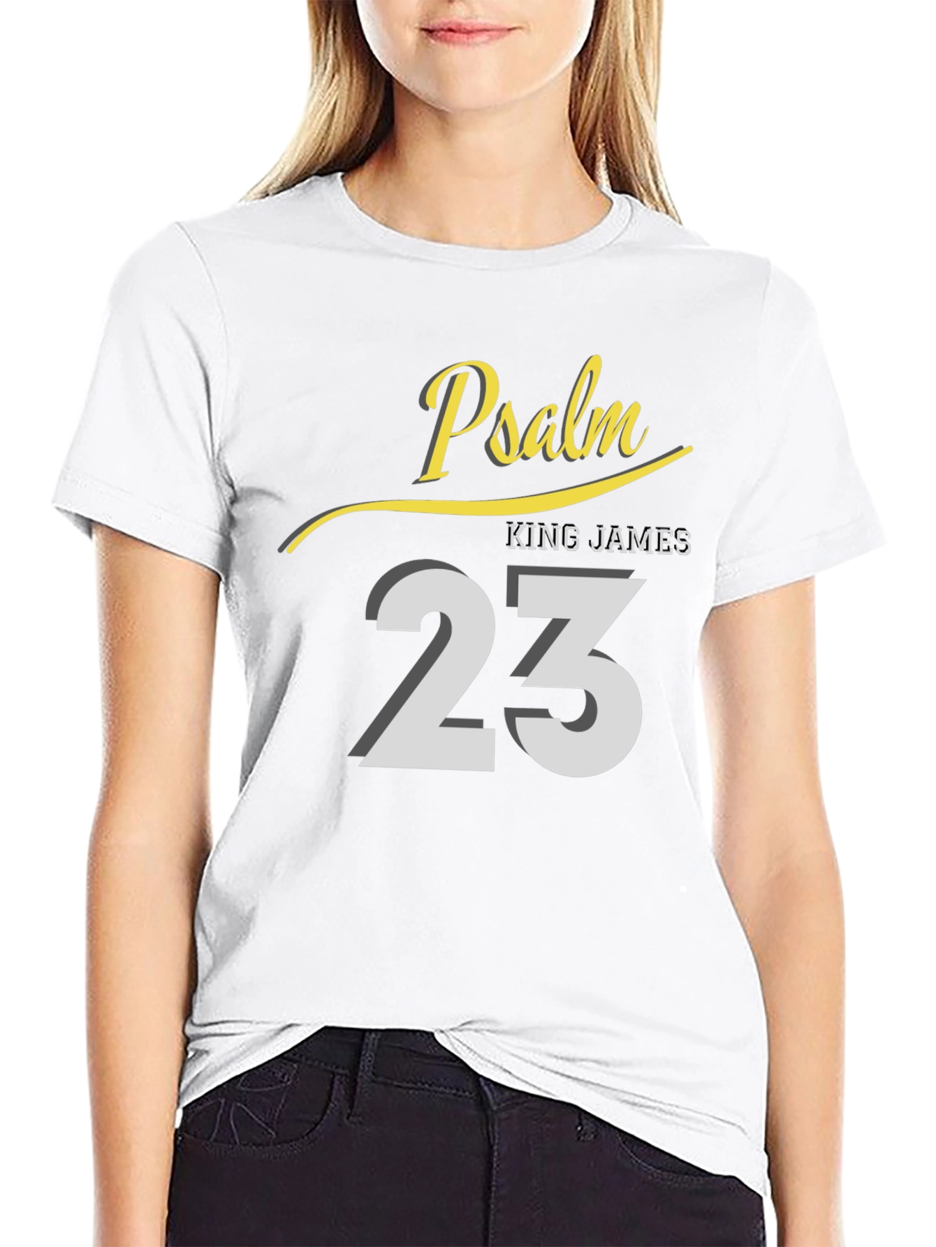 Psalm 23 T-Shirt - King James Bible Verse Tee