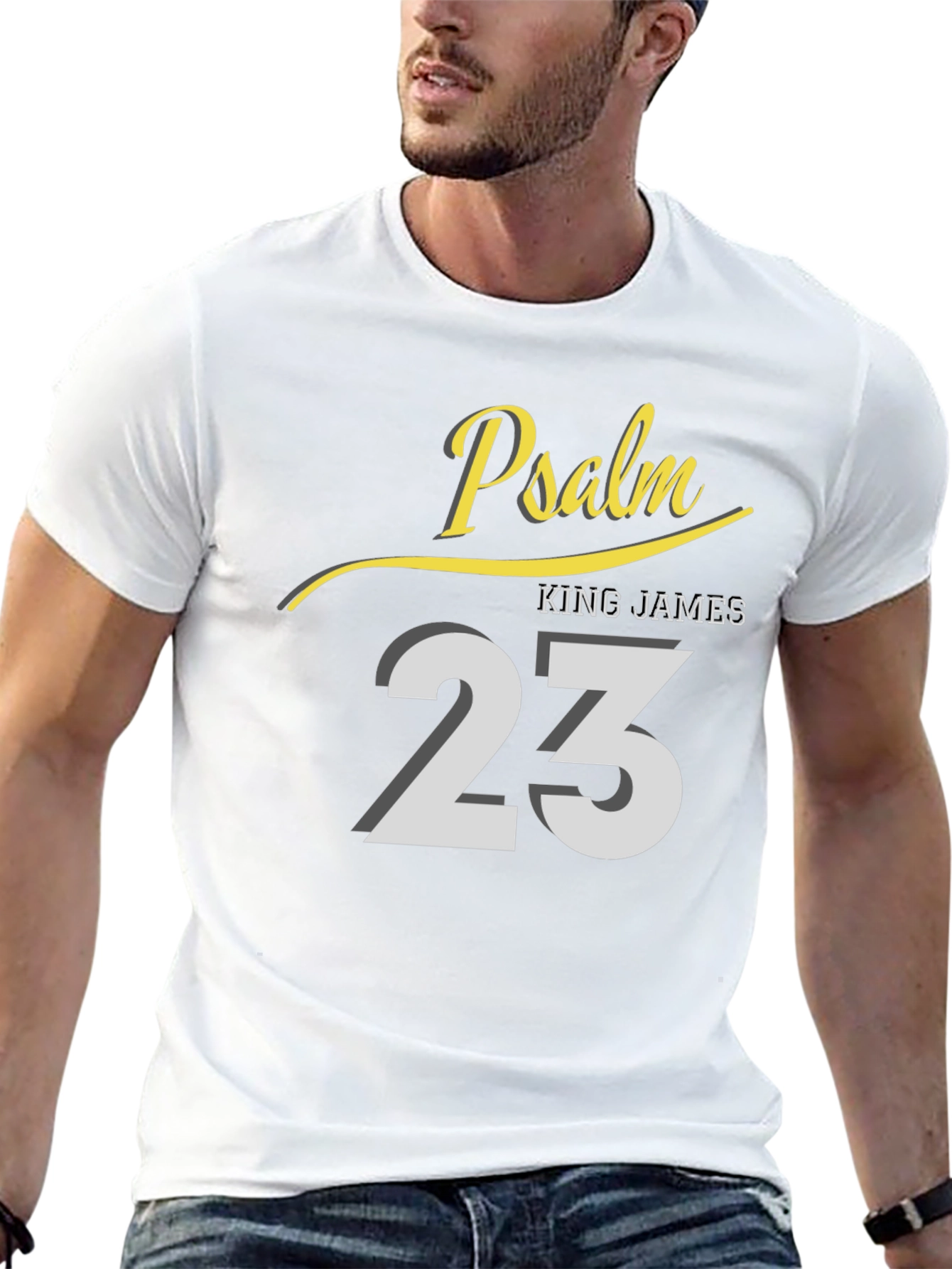 Psalm 23 T-Shirt - King James Bible Verse Tee