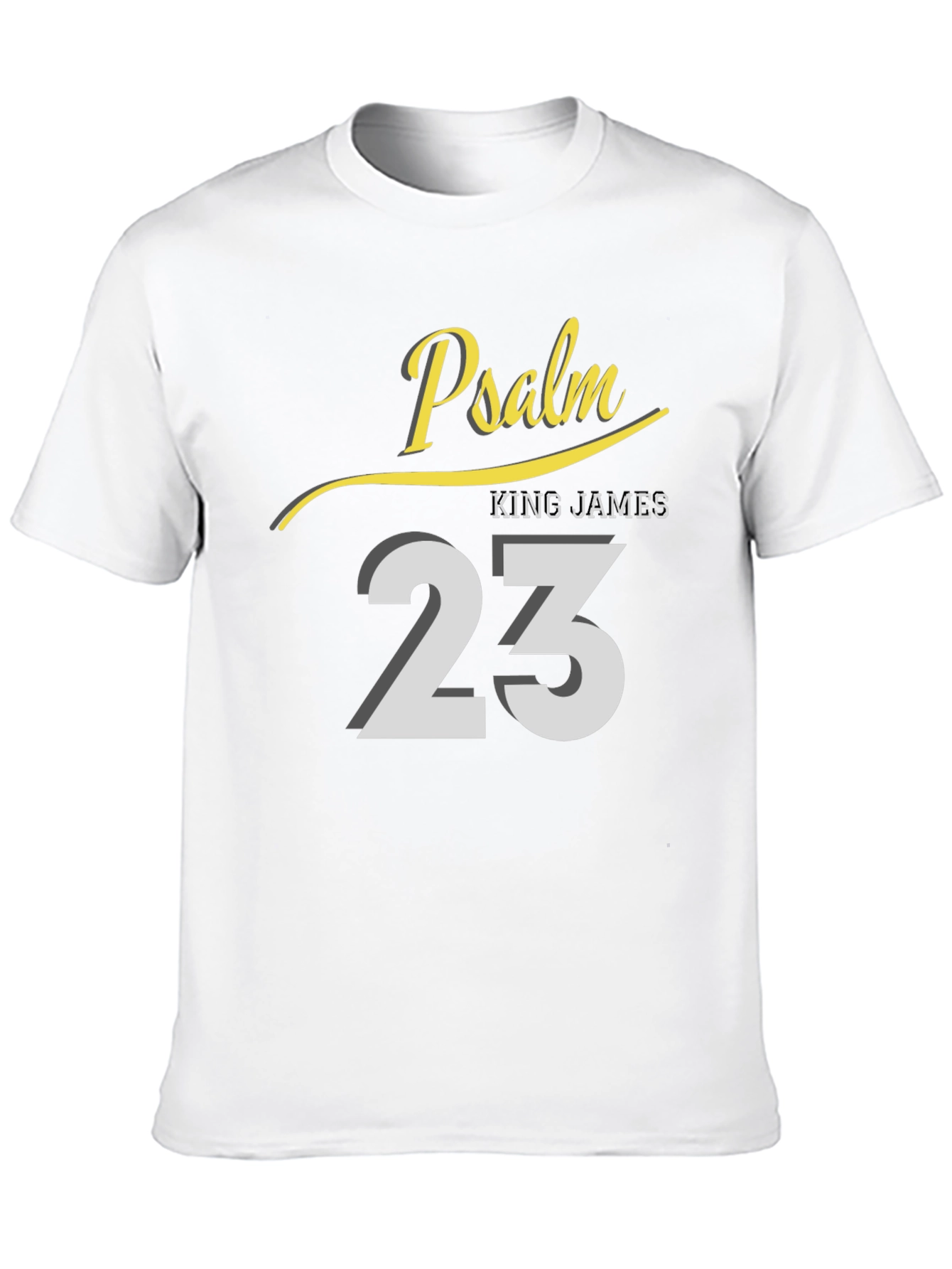 Psalm 23 T-Shirt - King James Bible Verse Tee