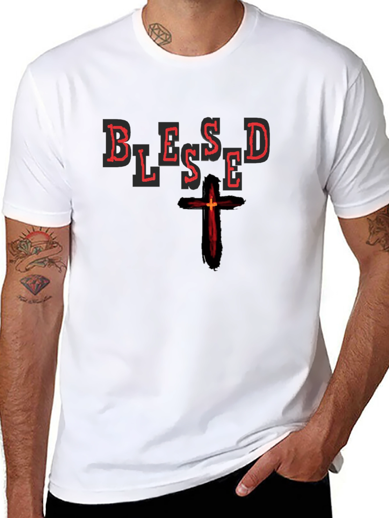 Blessed Graphic Tee - Stylish Christian Apparel