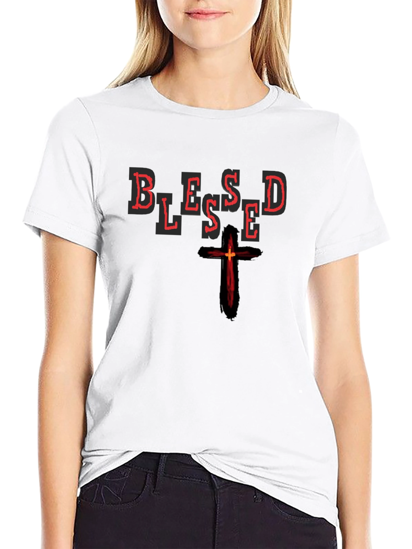 Blessed Graphic Tee - Stylish Christian Apparel
