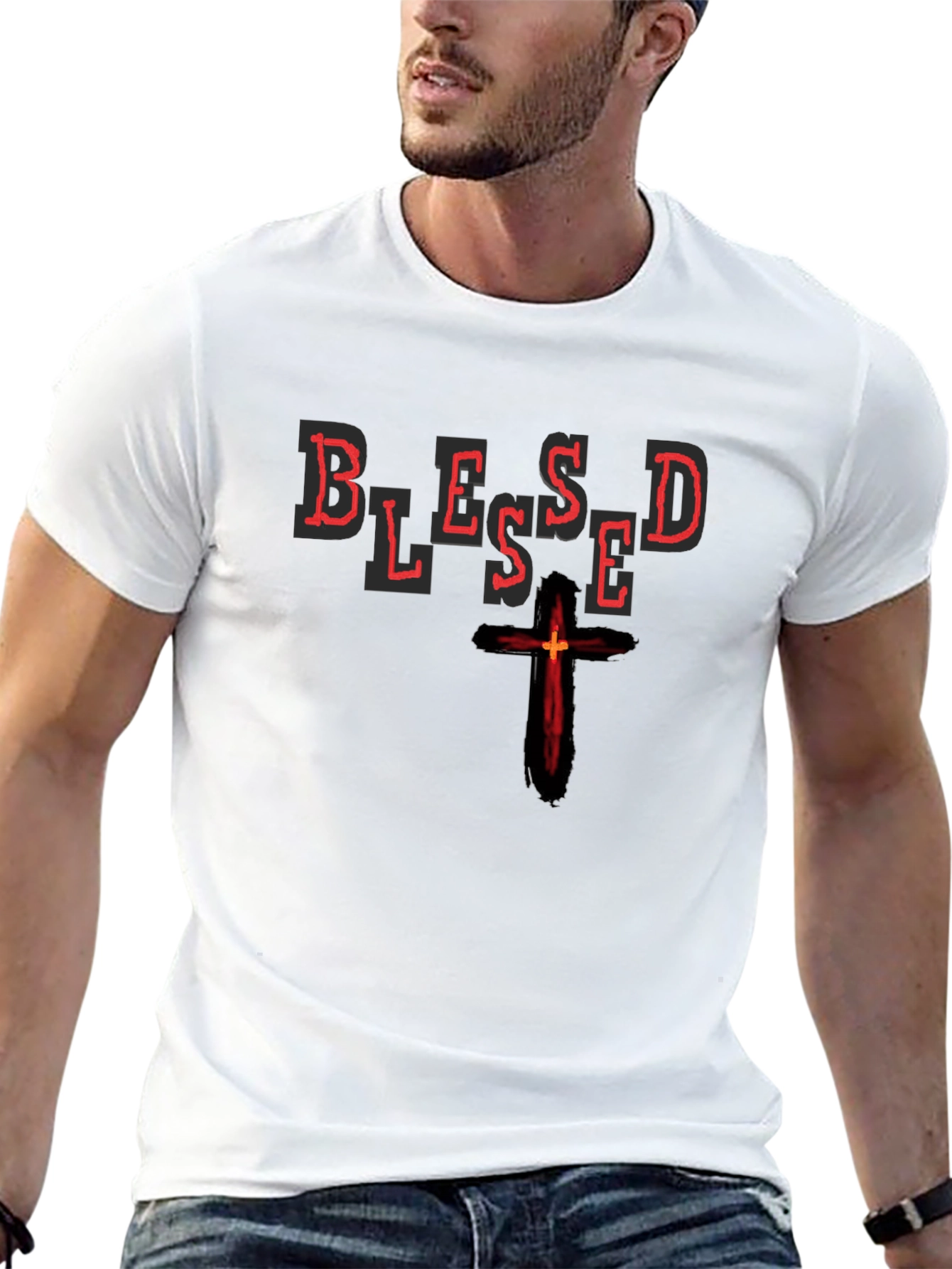 Blessed Graphic Tee - Stylish Christian Apparel