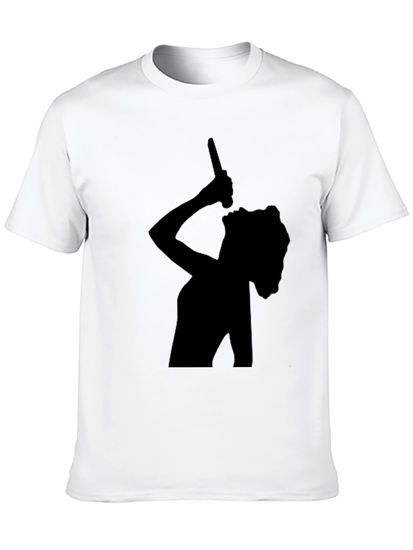 Silhouette Singer Black T-Shirt