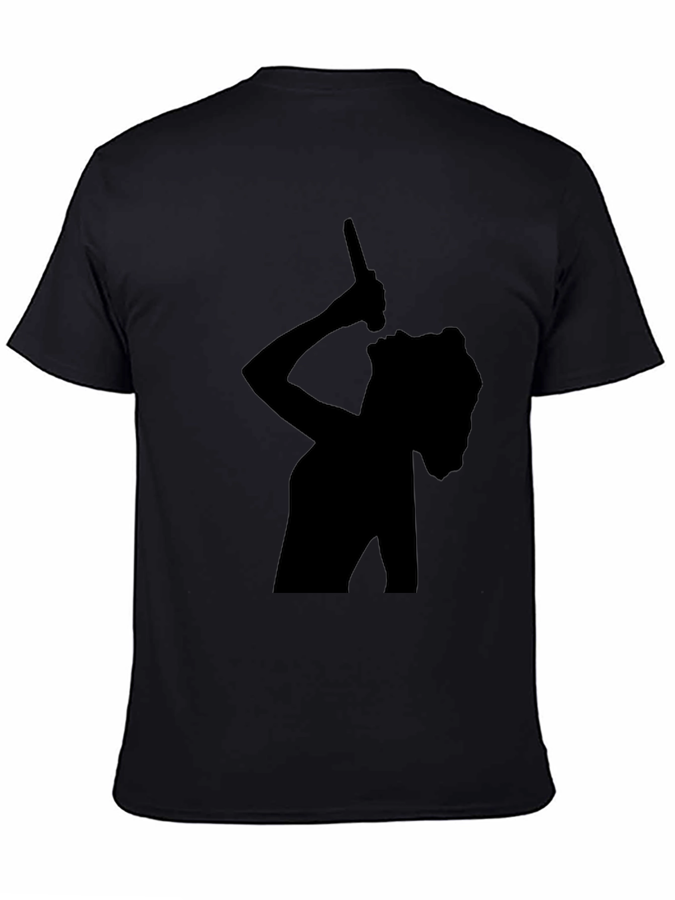Silhouette Singer Black T-Shirt