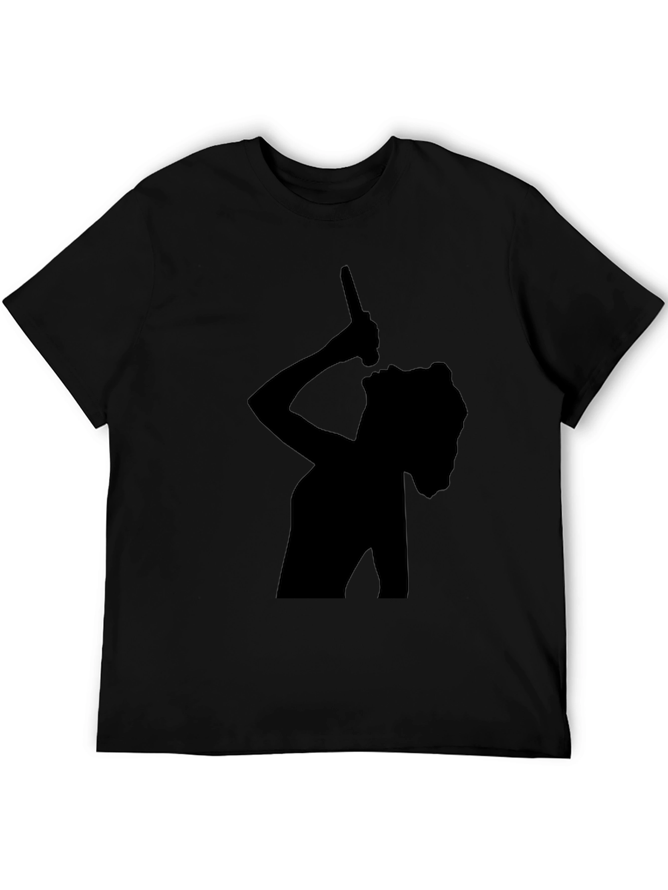 Silhouette Singer Black T-Shirt