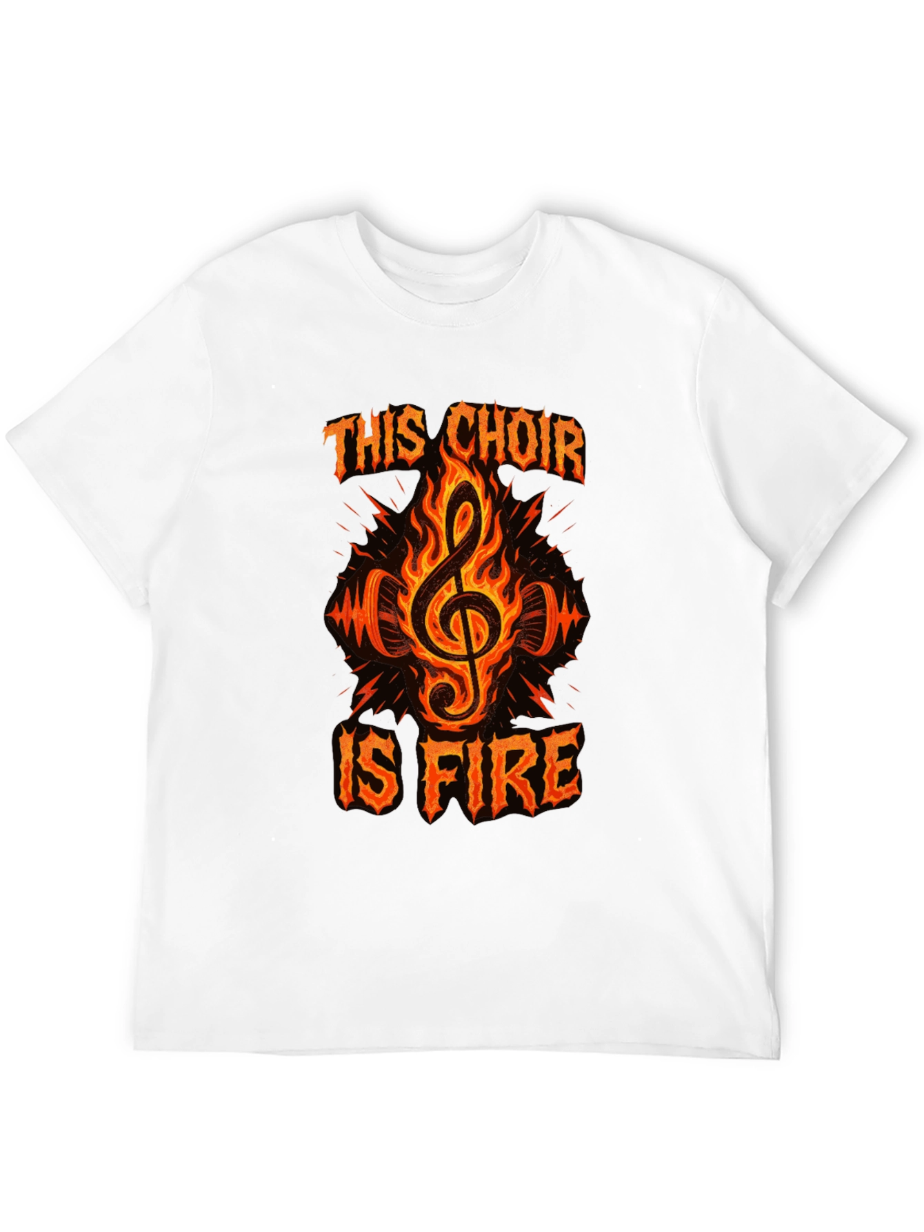Fiery Choir T-Shirt - Music Lover Tee
