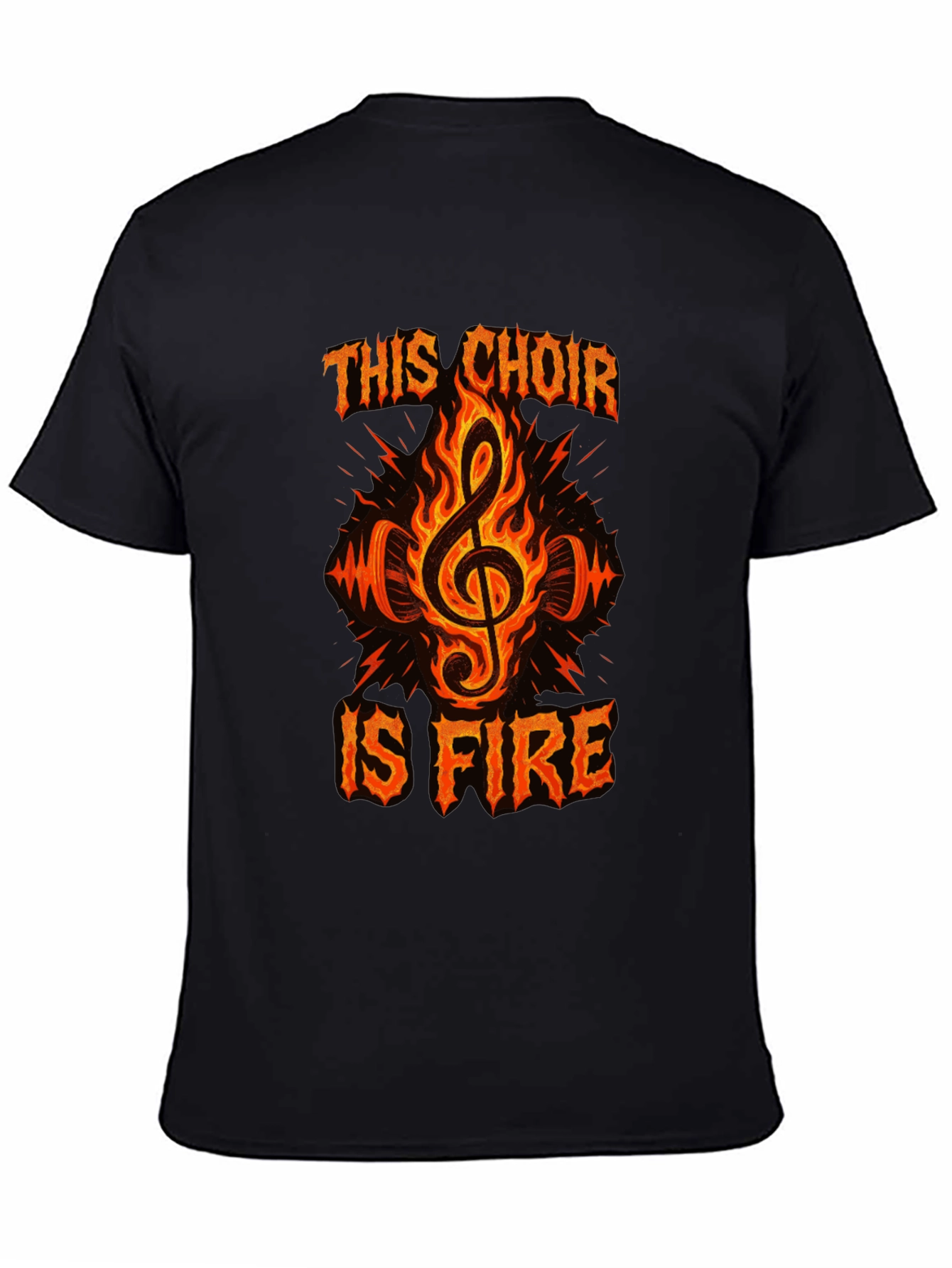 Fiery Choir T-Shirt - Music Lover Tee