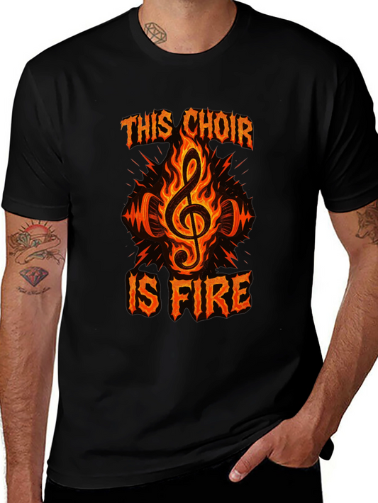 Fiery Choir T-Shirt - Music Lover Tee