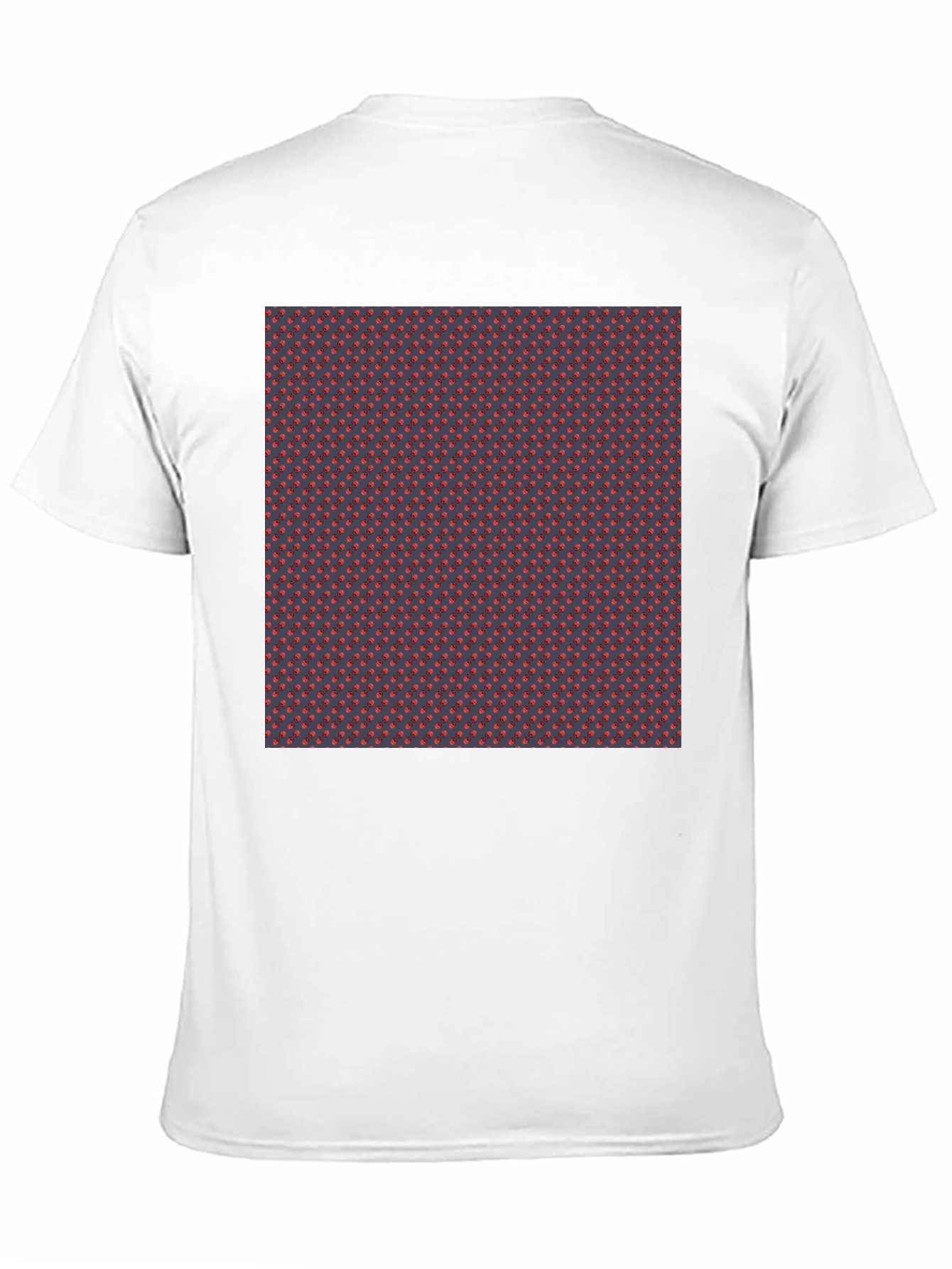 Patterned Tee - Stylish Black Crew Neck T-Shirt