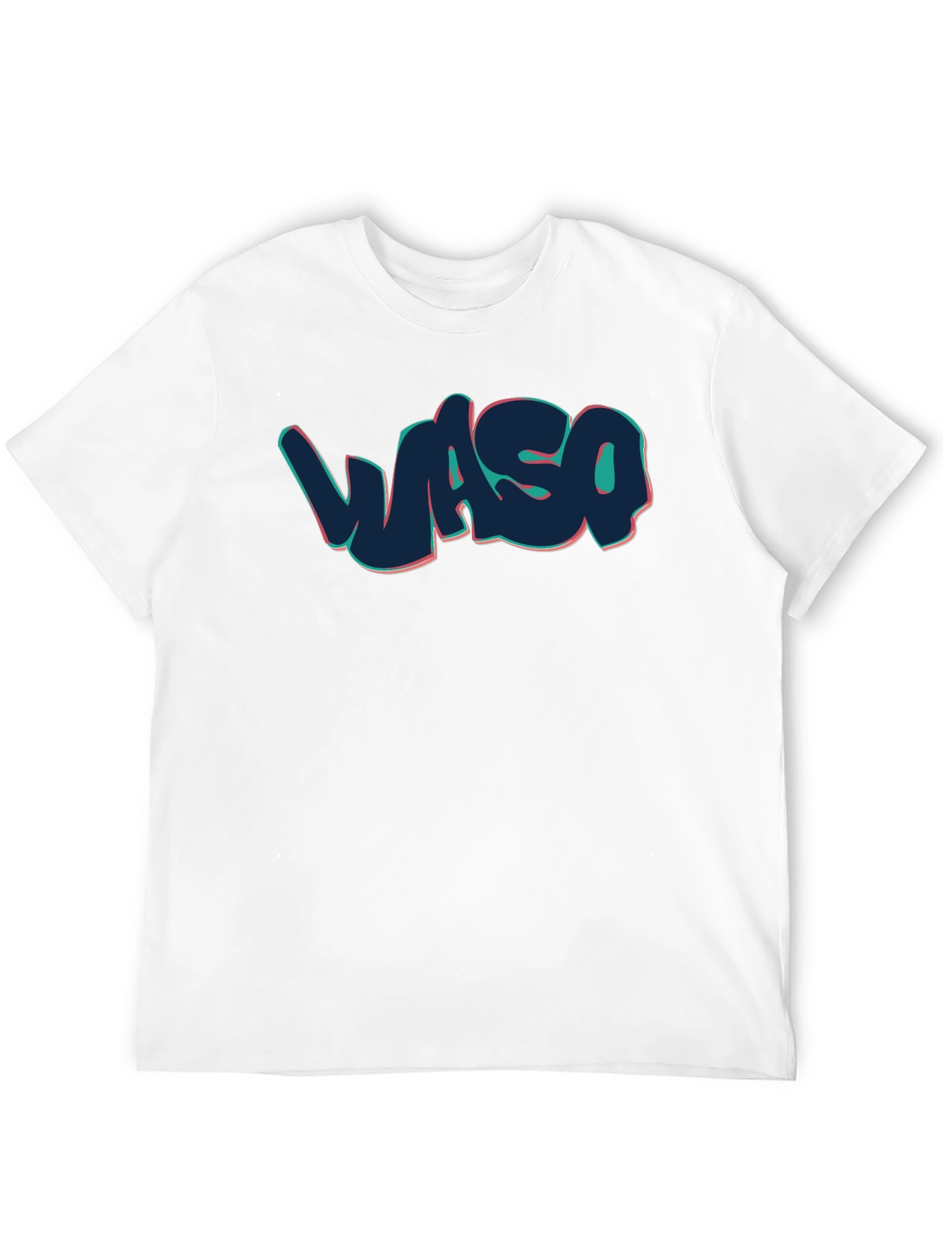 Waso Graffiti Style Black T-Shirt