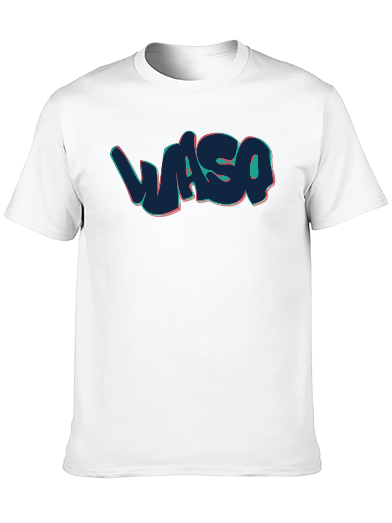 Waso Graffiti Style Black T-Shirt