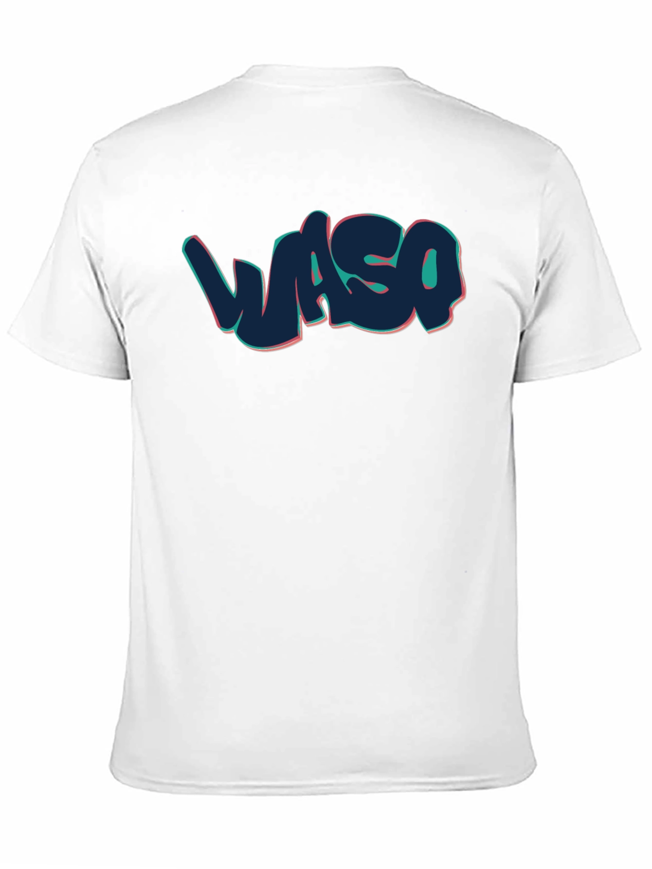 Waso Graffiti Style Black T-Shirt