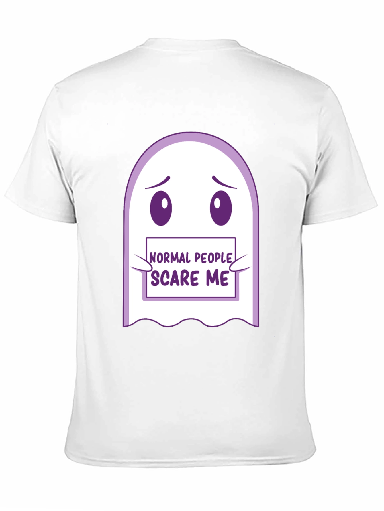 Normal People Scare Me Ghost T-Shirt