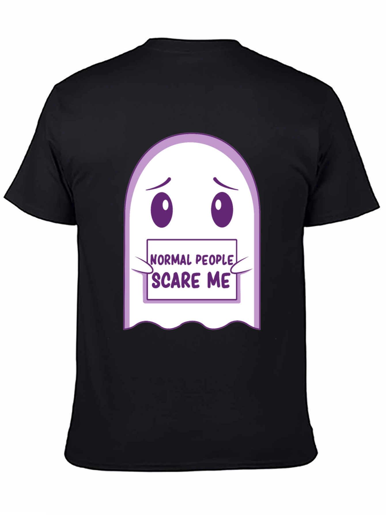 Normal People Scare Me Ghost T-Shirt