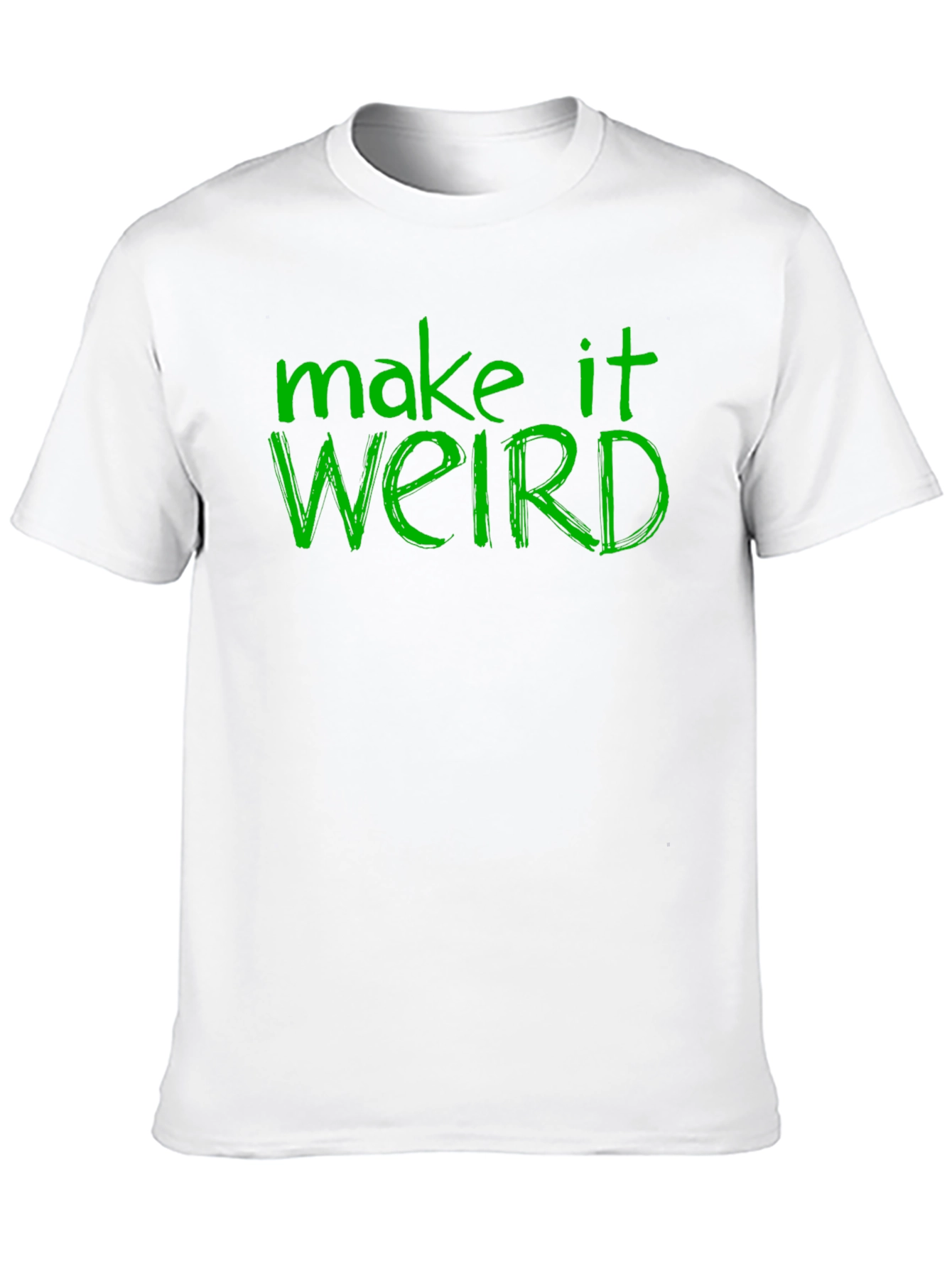 Make It Weird Black Graphic Tee