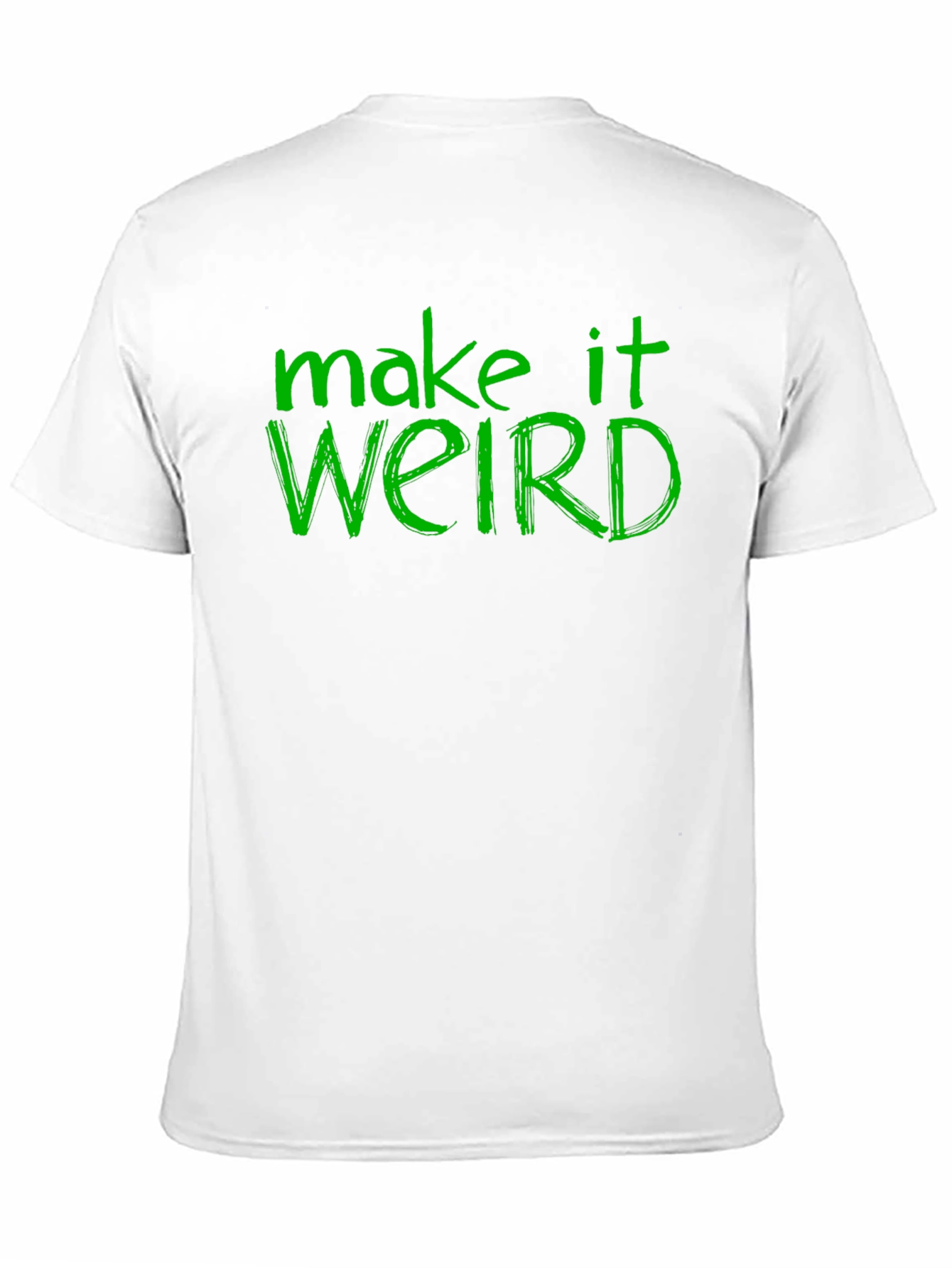 Make It Weird Black Graphic Tee