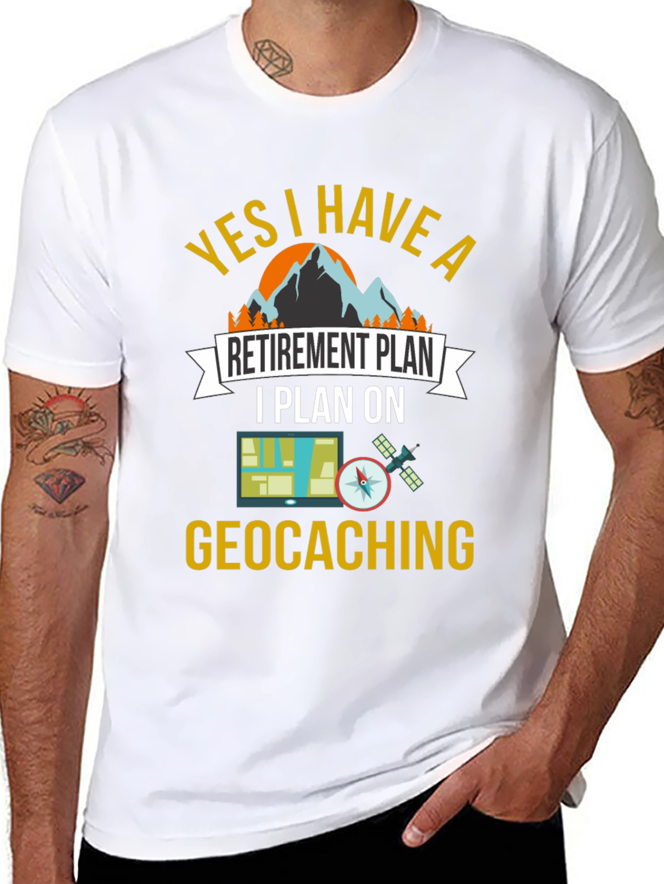Geocaching Retirement Plan T-Shirt