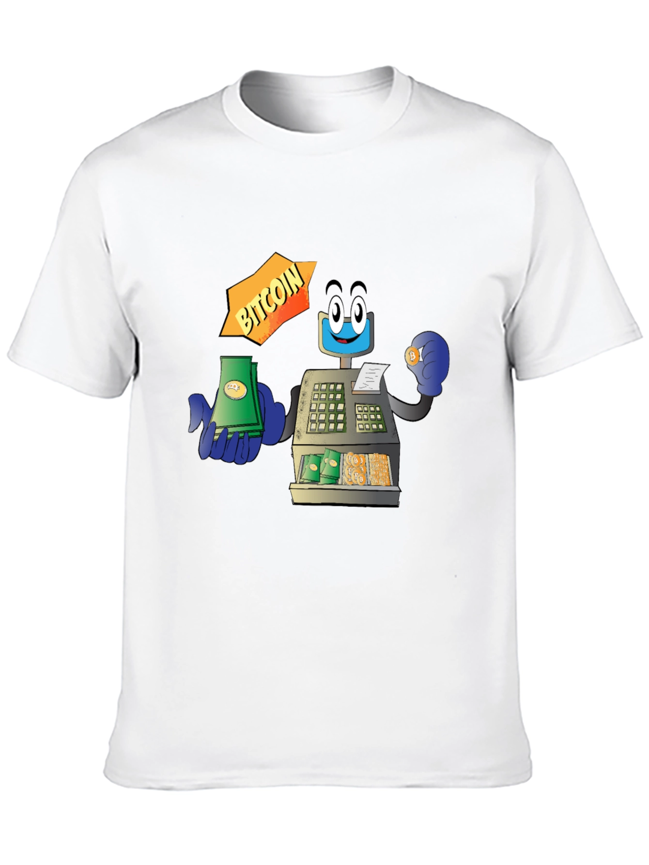Bitcoin Cash Register Black T-Shirt