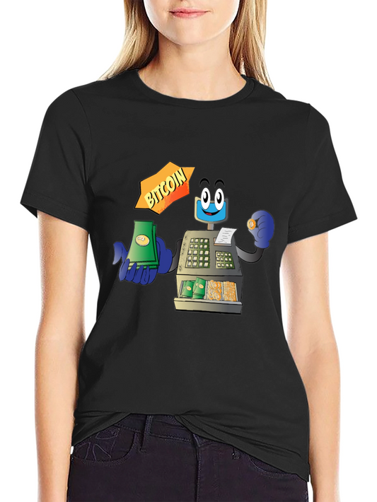 Bitcoin Cash Register Black T-Shirt