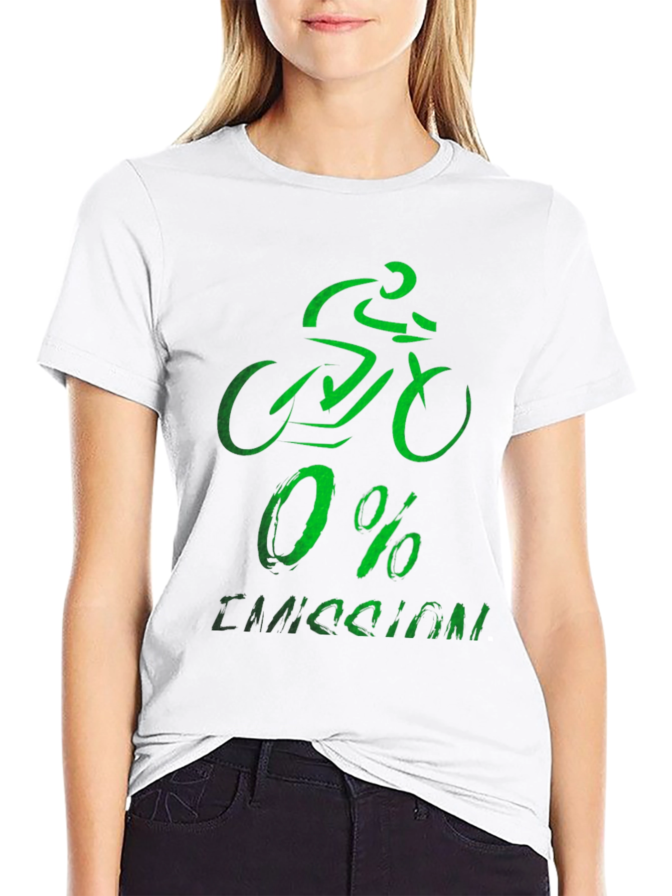 Eco-Friendly 0% Emission Cyclist T-Shirt