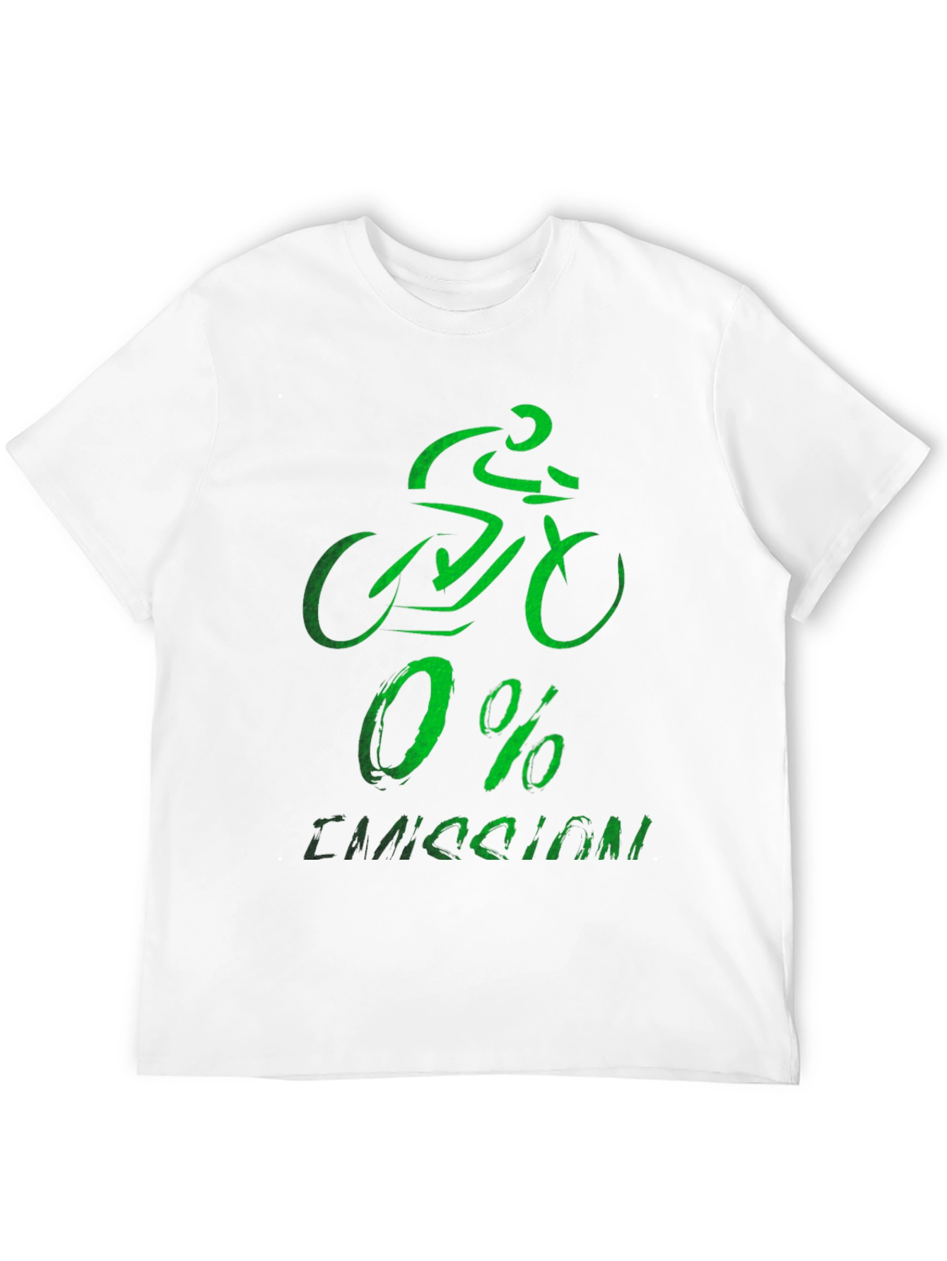 Eco-Friendly 0% Emission Cyclist T-Shirt